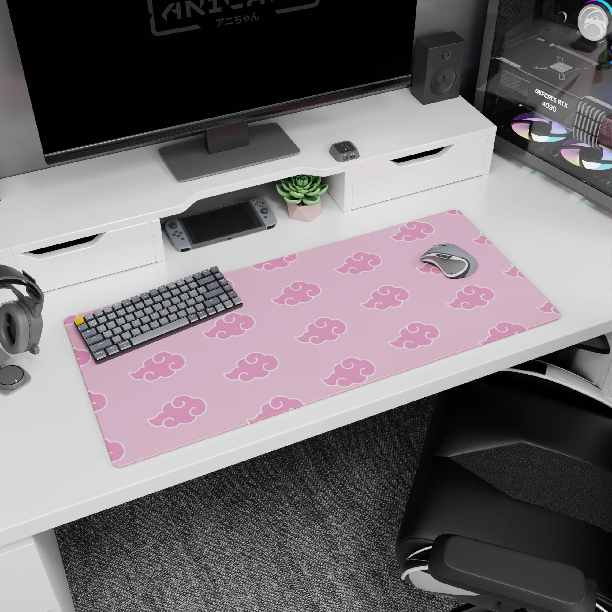 Akatsuki Deskmat | Mousepad | Deskpad - Pink Dream - AniChan