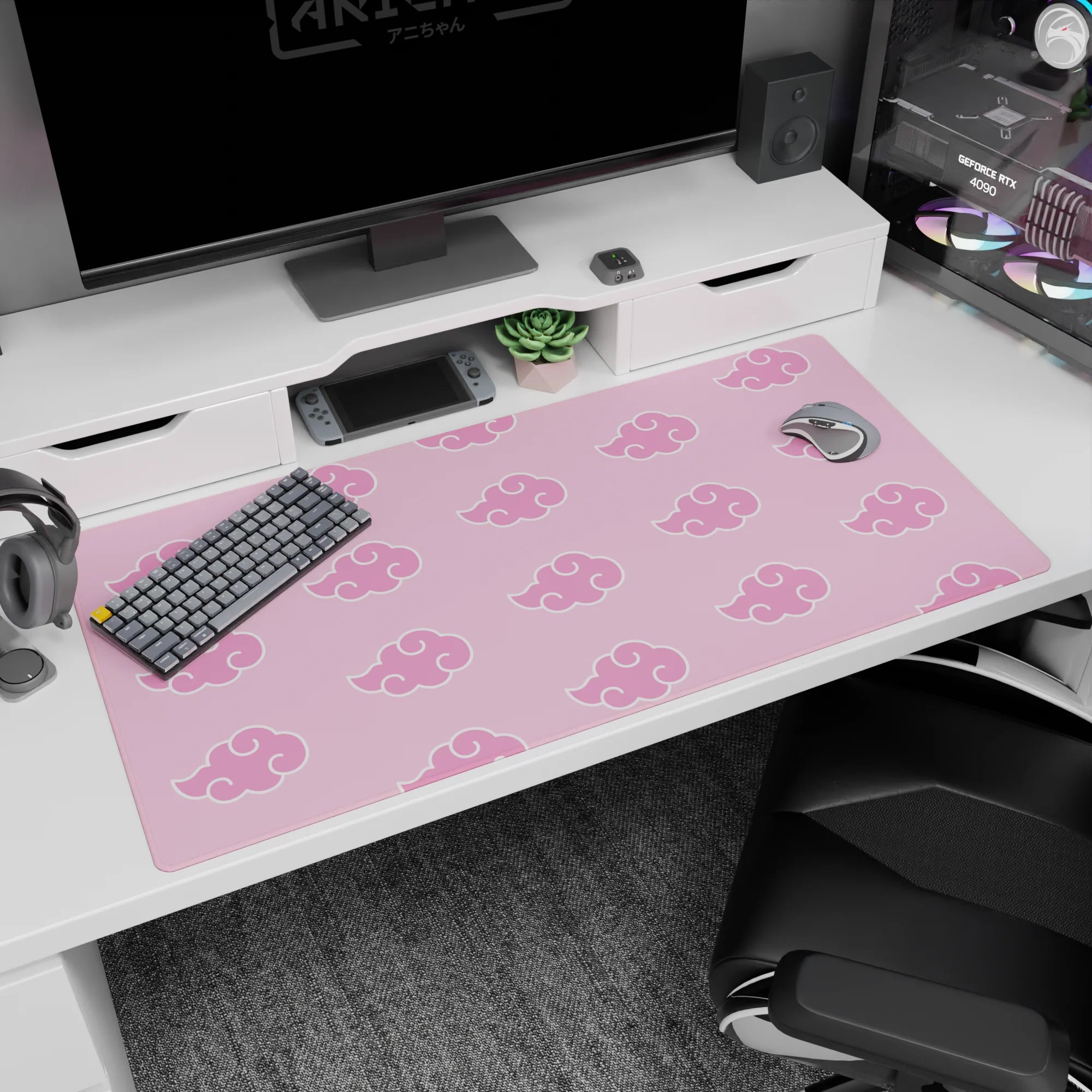 Akatsuki Deskmat | Mousepad | Deskpad - Pink Dream - AniChan