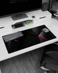 Abstract Deskmat | Mousepad | Deskpad - Crimson Edge Polygon - AniChan