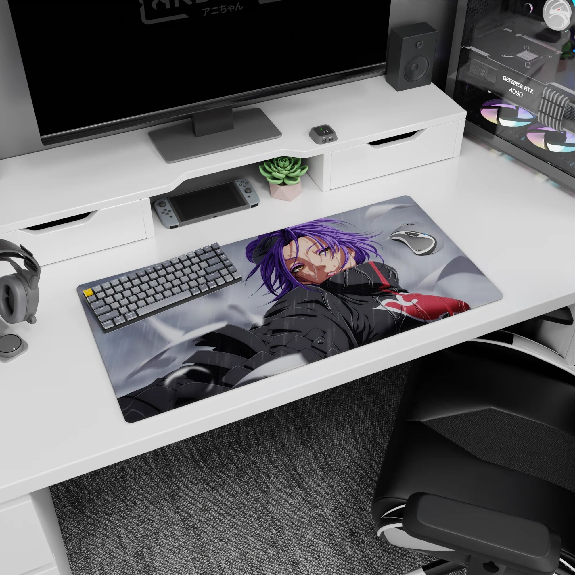 Akatsuki Deskmat | Mousepad | Deskpad - Konan Rainfall - AniChan