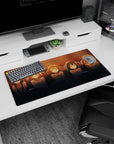 32x16 inches anime girl mouse pad showing five sparkly-eyed girls crying softly in a glowing theater scene.