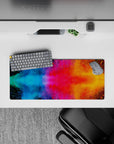 Abstract Deskmat | Mousepad | Deskpad - Cosmic Color Burst - AniChan