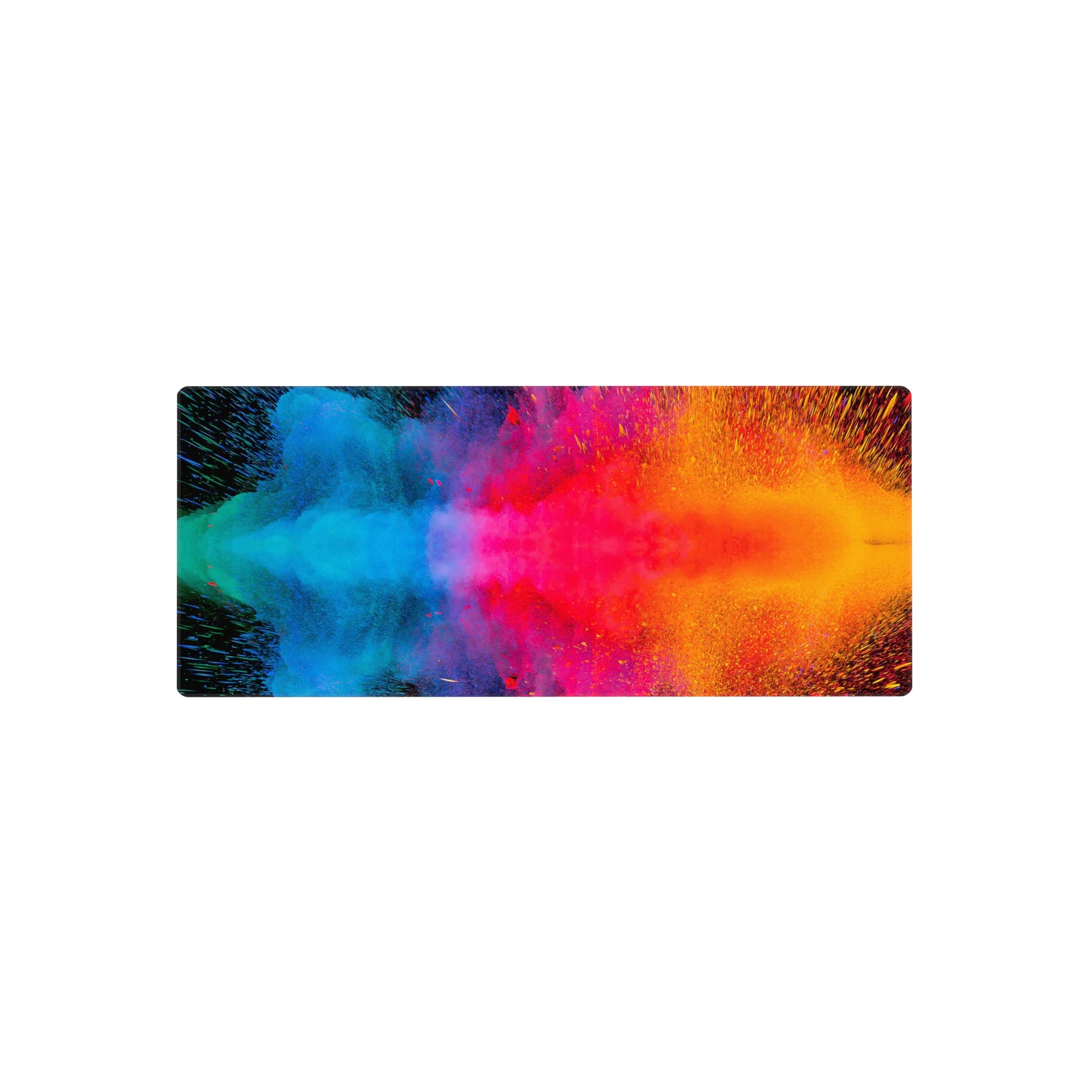 Abstract Deskmat | Mousepad | Deskpad - Cosmic Color Burst - AniChan