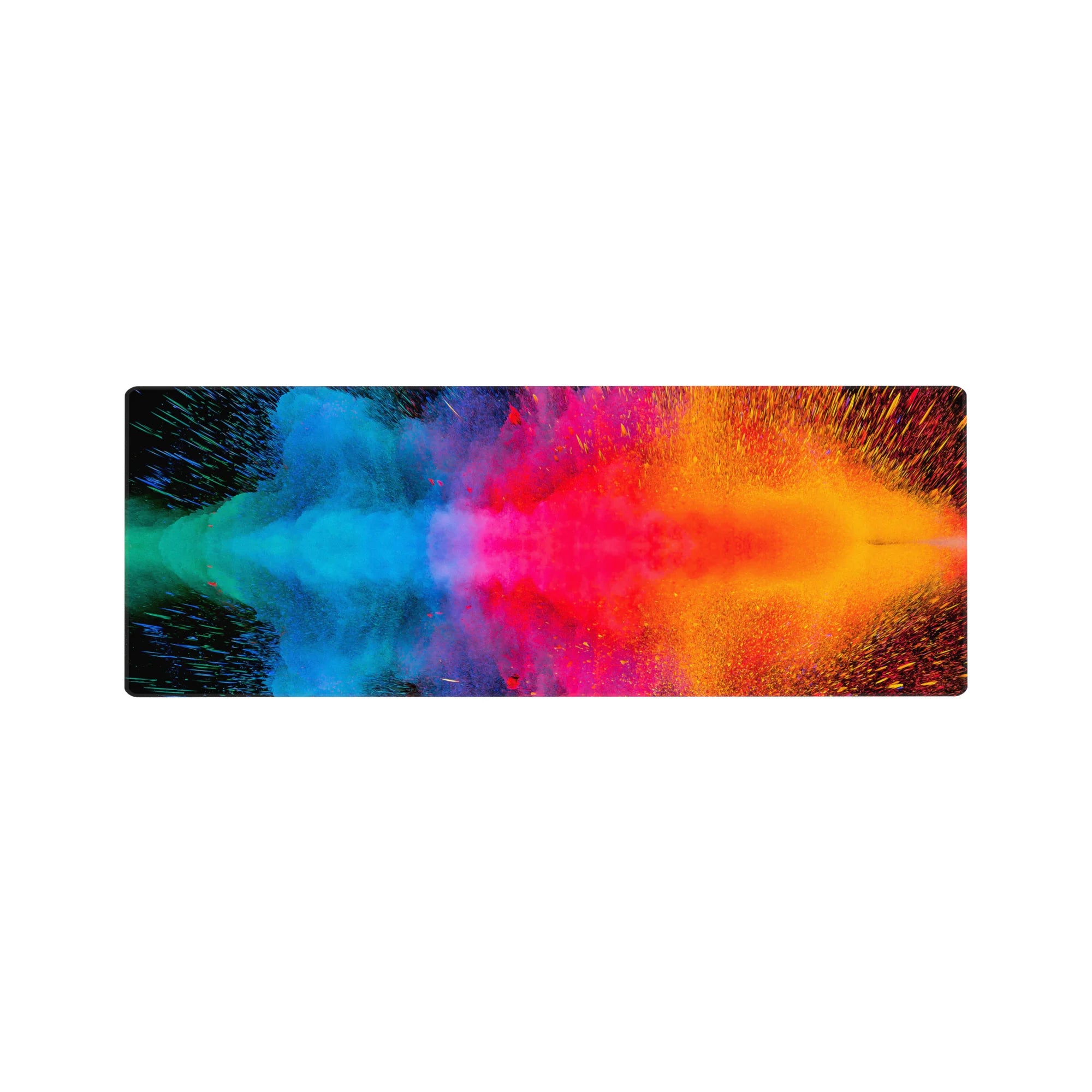 Abstract Deskmat | Mousepad | Deskpad - Cosmic Color Burst - AniChan