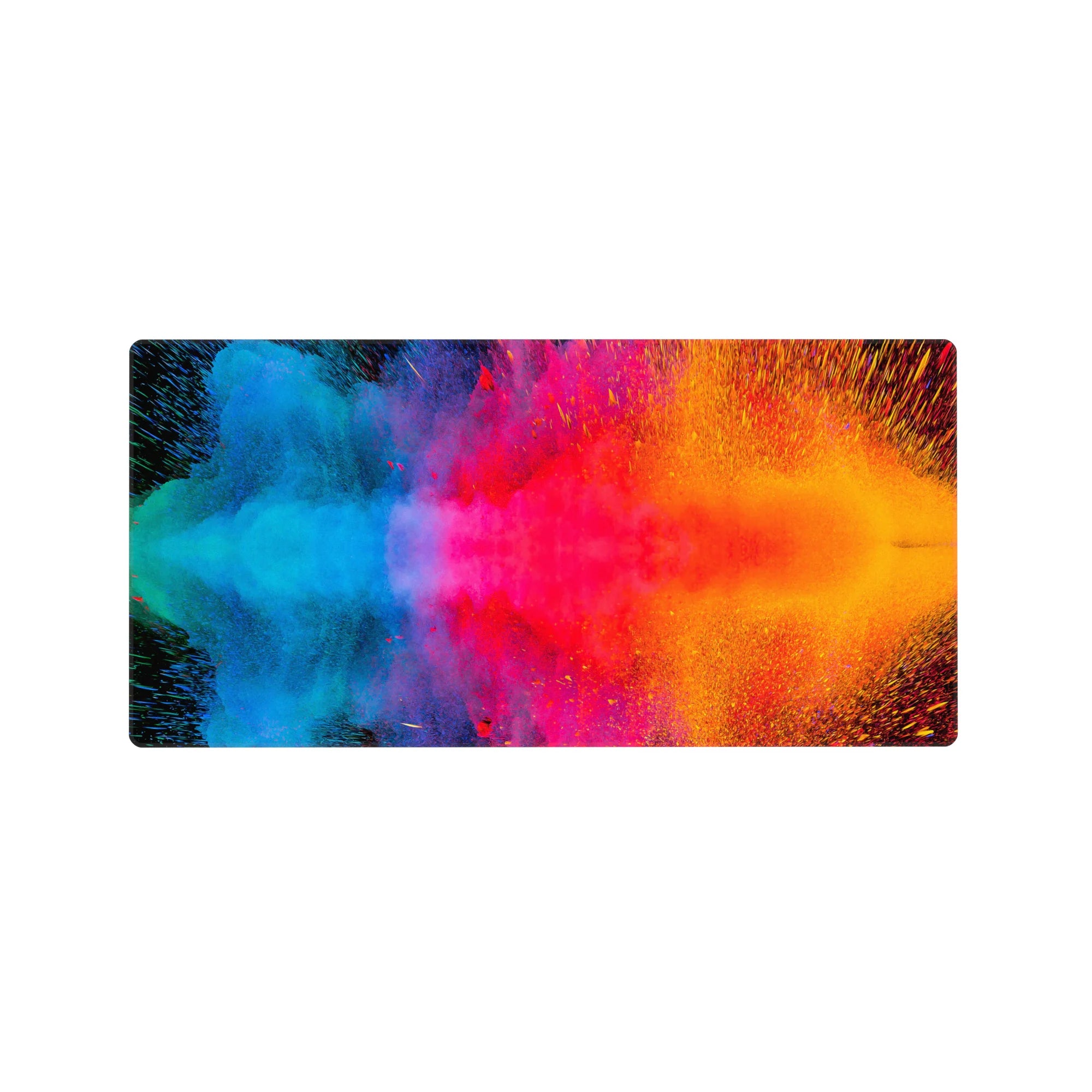 Abstract Deskmat | Mousepad | Deskpad - Cosmic Color Burst - AniChan