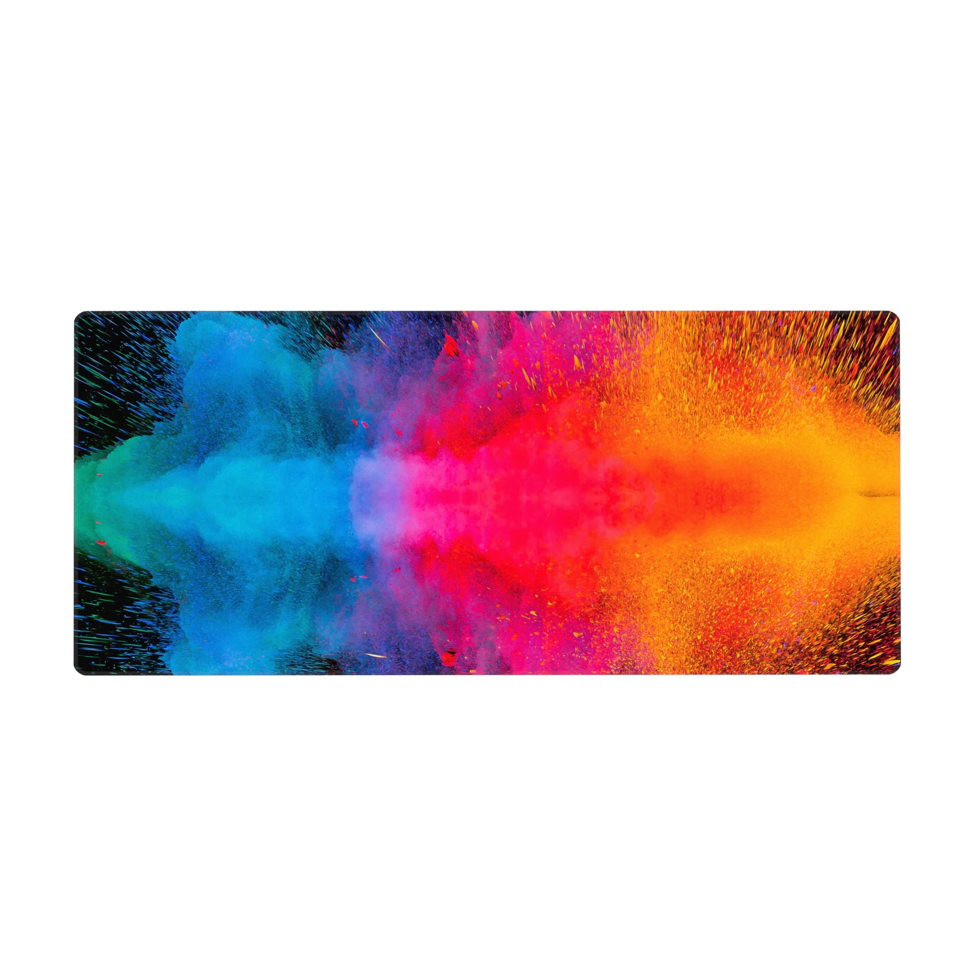 Abstract Deskmat | Mousepad | Deskpad - Cosmic Color Burst - AniChan