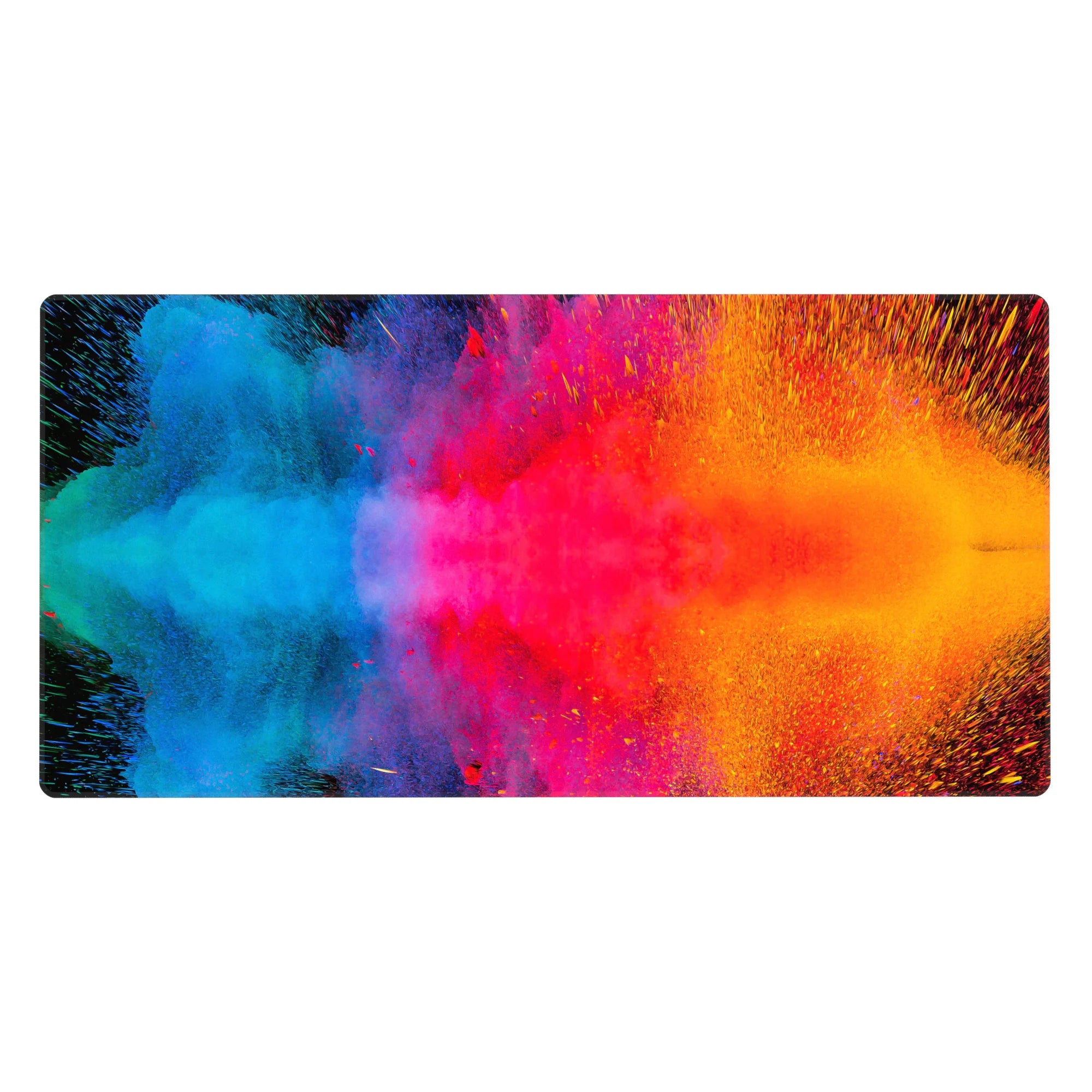 Abstract Deskmat | Mousepad | Deskpad - Cosmic Color Burst - AniChan