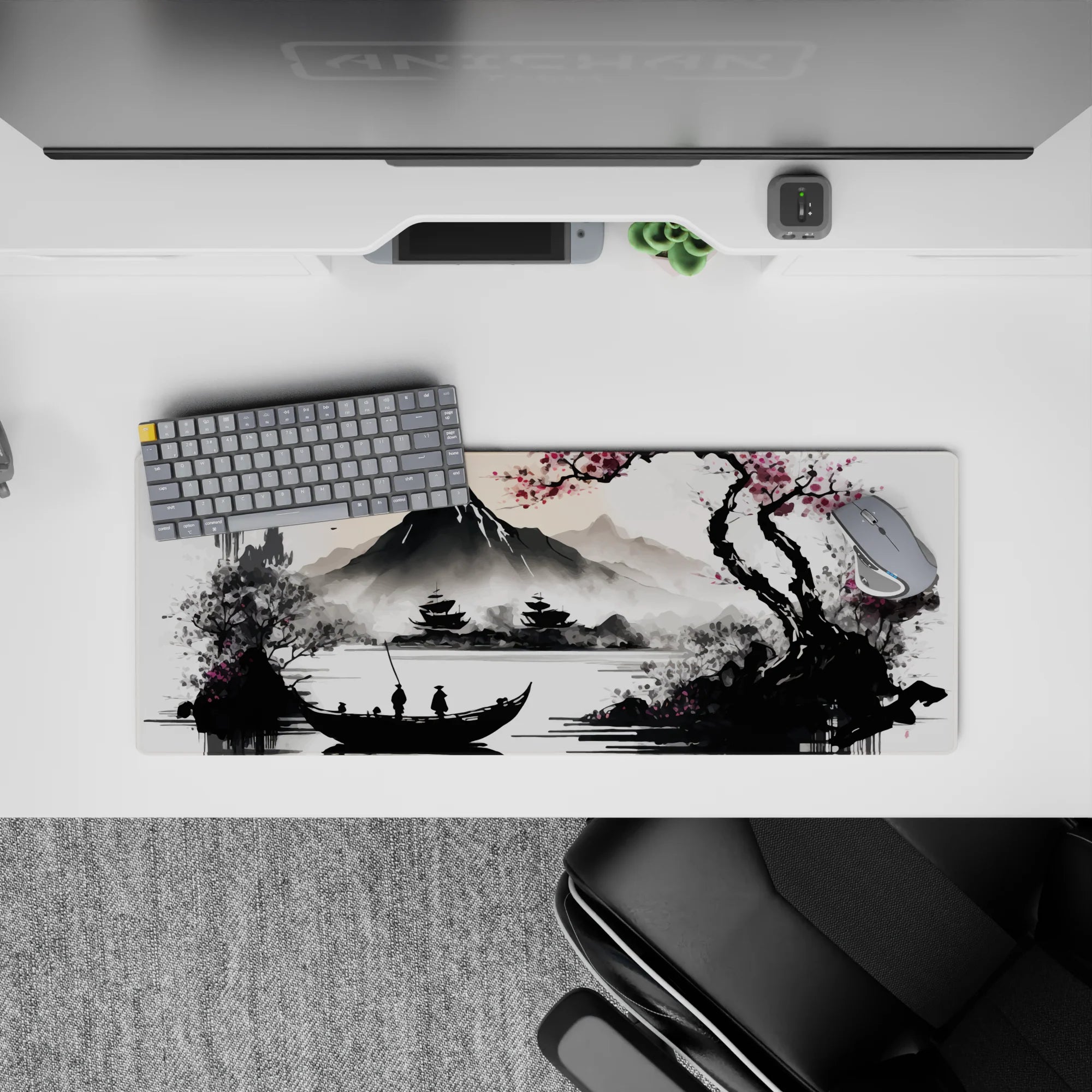 Zen-Japan Deskmat | Mousepad | Deskpad - Serenity Blossom - AniChan