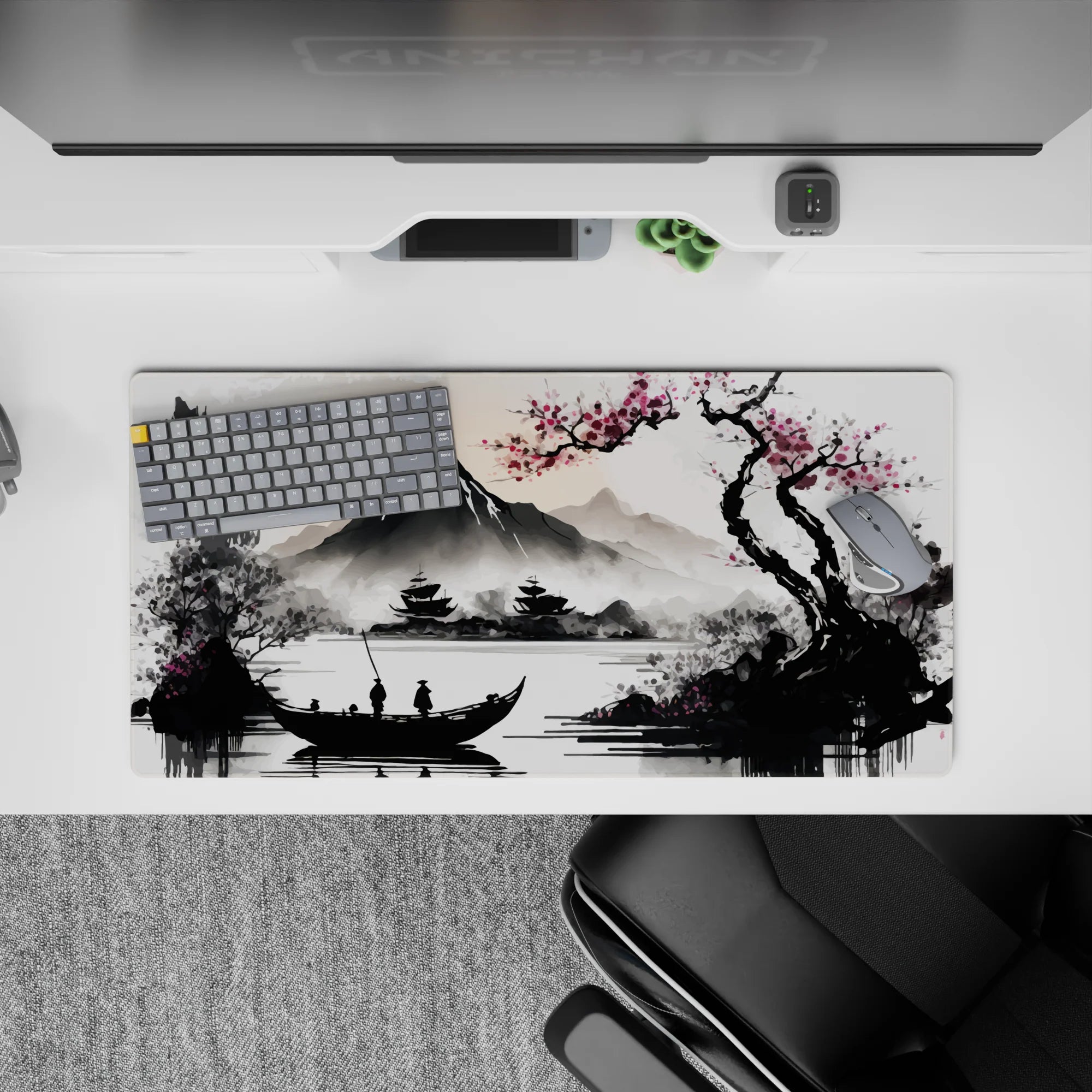 Zen-Japan Deskmat | Mousepad | Deskpad - Serenity Blossom - AniChan