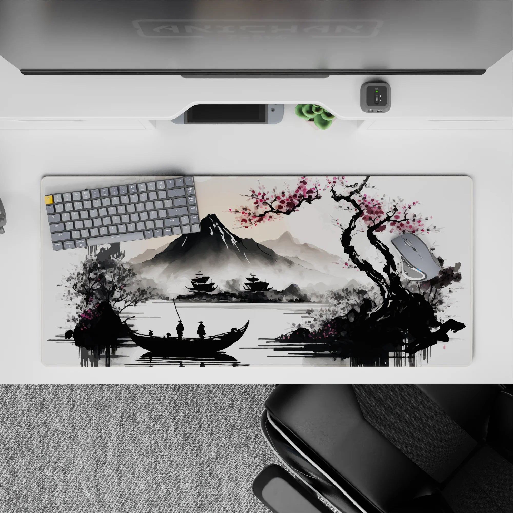 Zen-Japan Deskmat | Mousepad | Deskpad - Serenity Blossom - AniChan