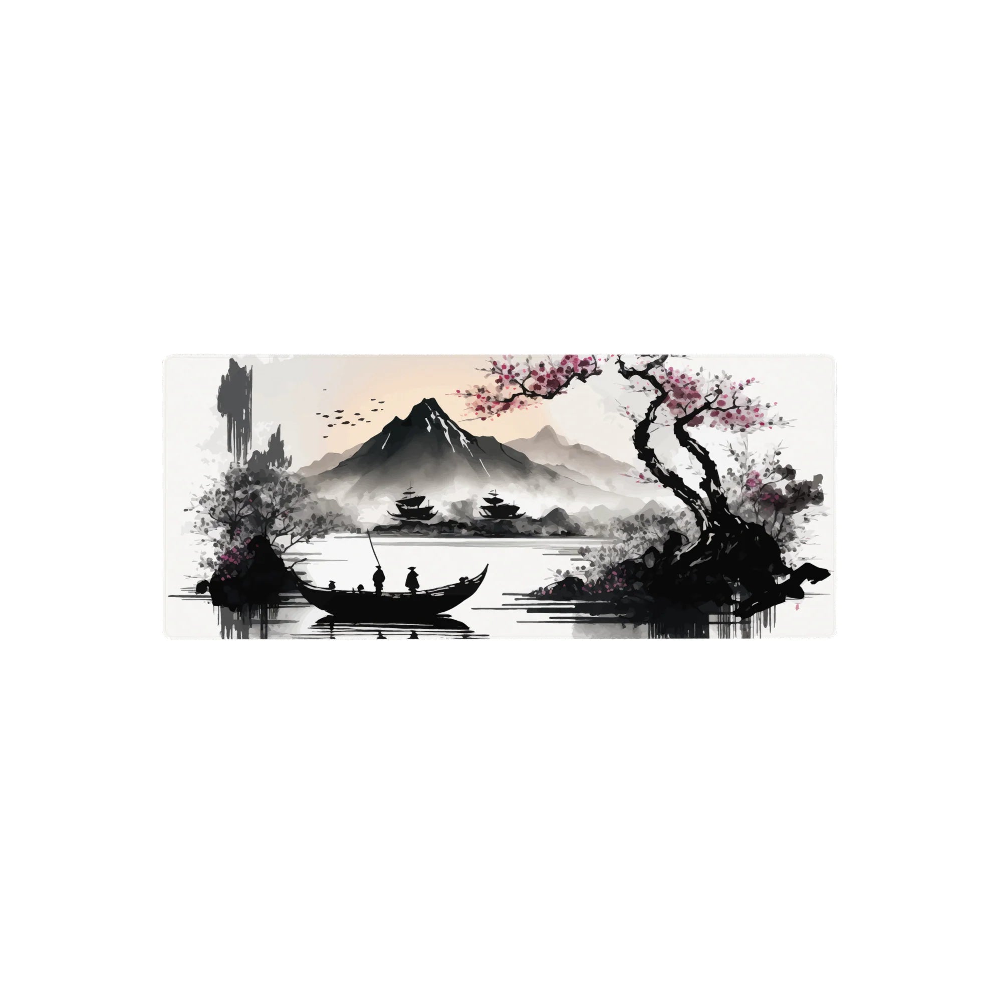 Zen-Japan Deskmat | Mousepad | Deskpad - Serenity Blossom - AniChan