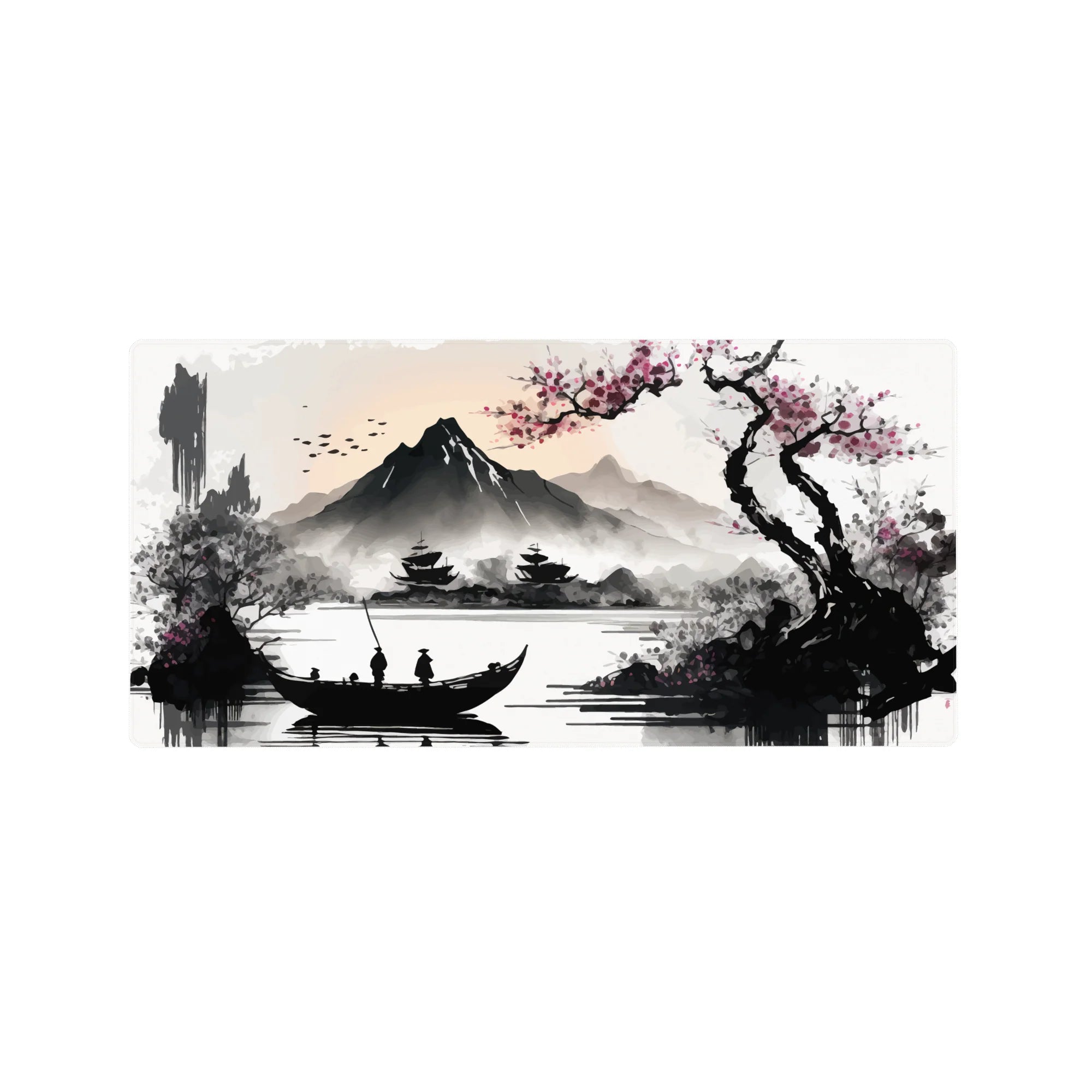 Zen-Japan Deskmat | Mousepad | Deskpad - Serenity Blossom - AniChan