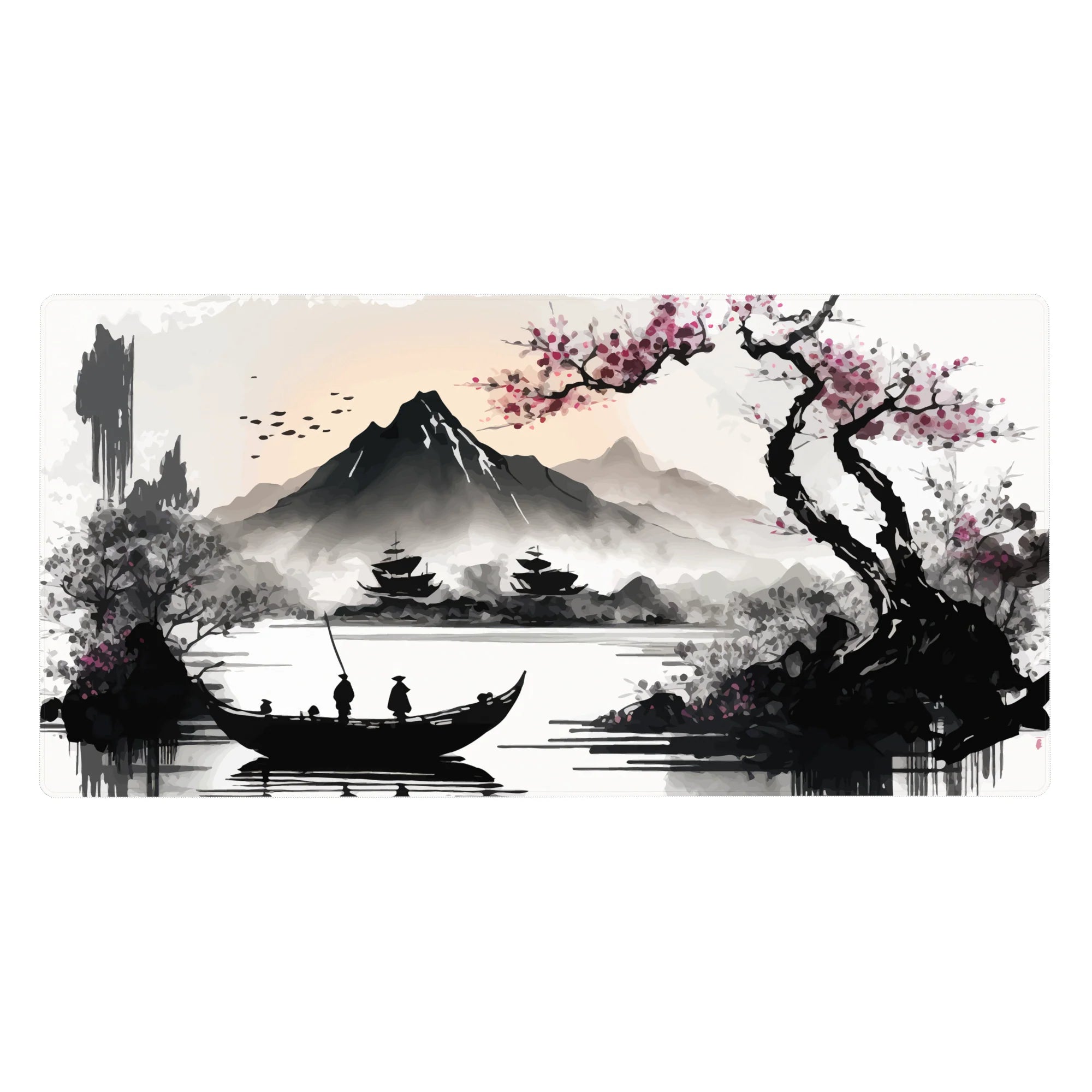 Zen-Japan Deskmat | Mousepad | Deskpad - Serenity Blossom - AniChan