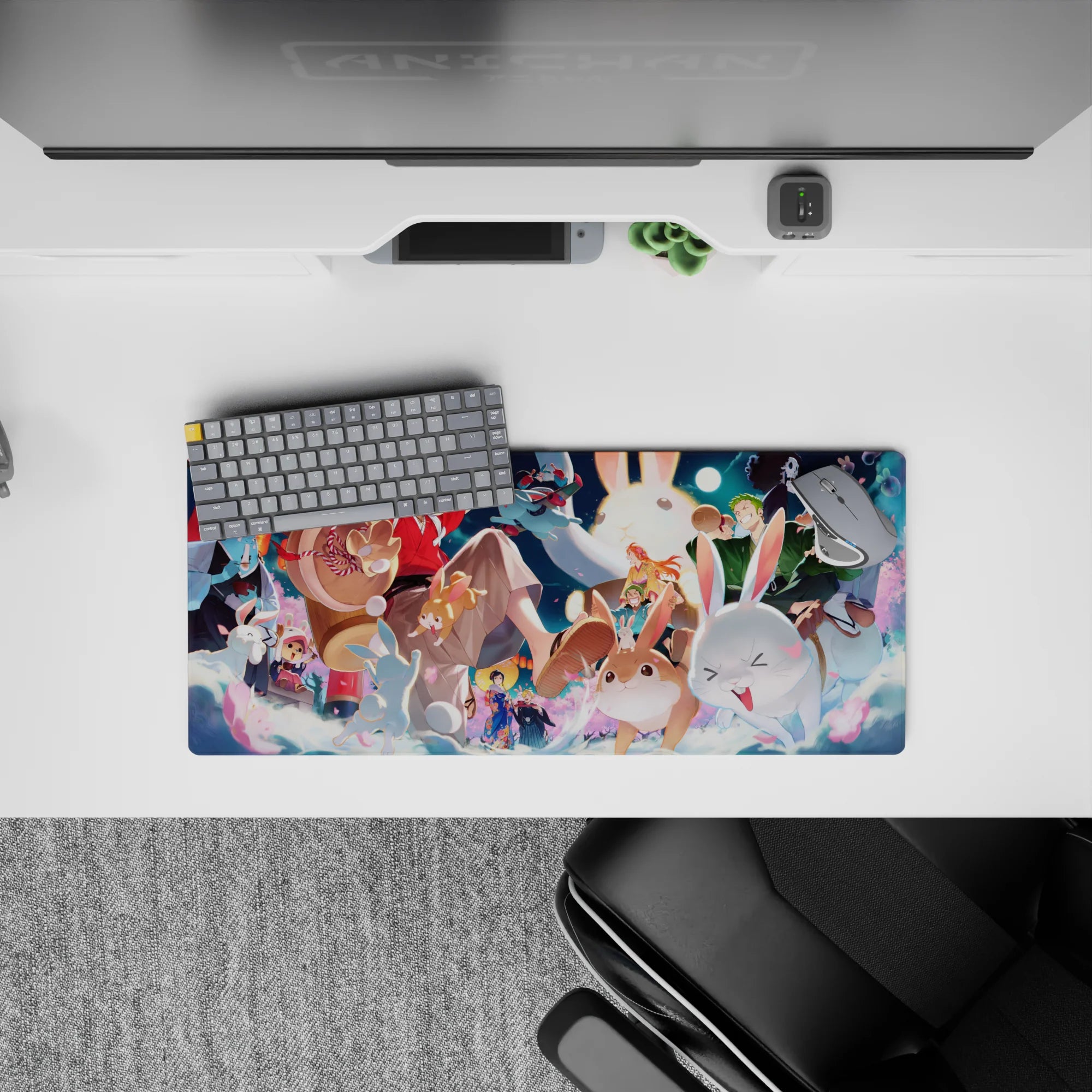 One Piece Deskmat | Mousepad | Deskpad - Bunny Festival Bash - AniChan