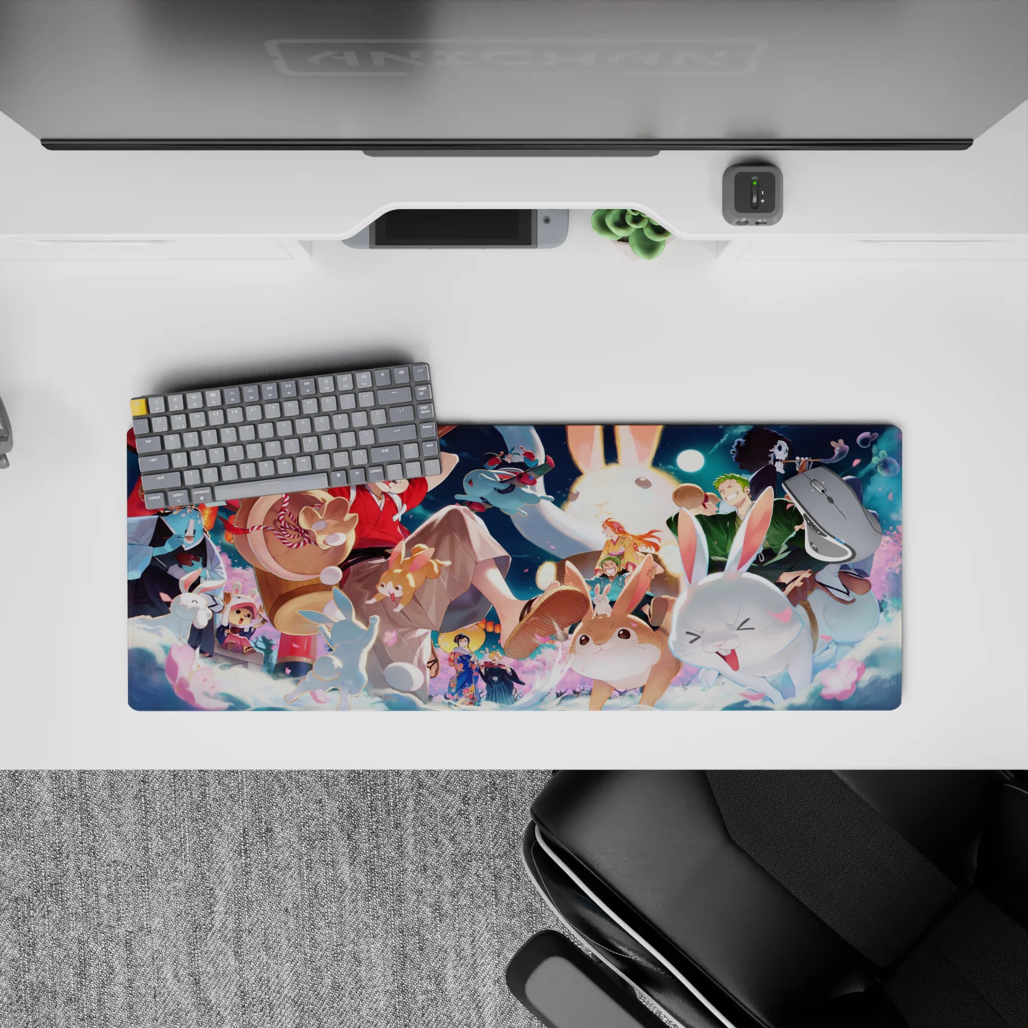 One Piece Deskmat | Mousepad | Deskpad - Bunny Festival Bash - AniChan