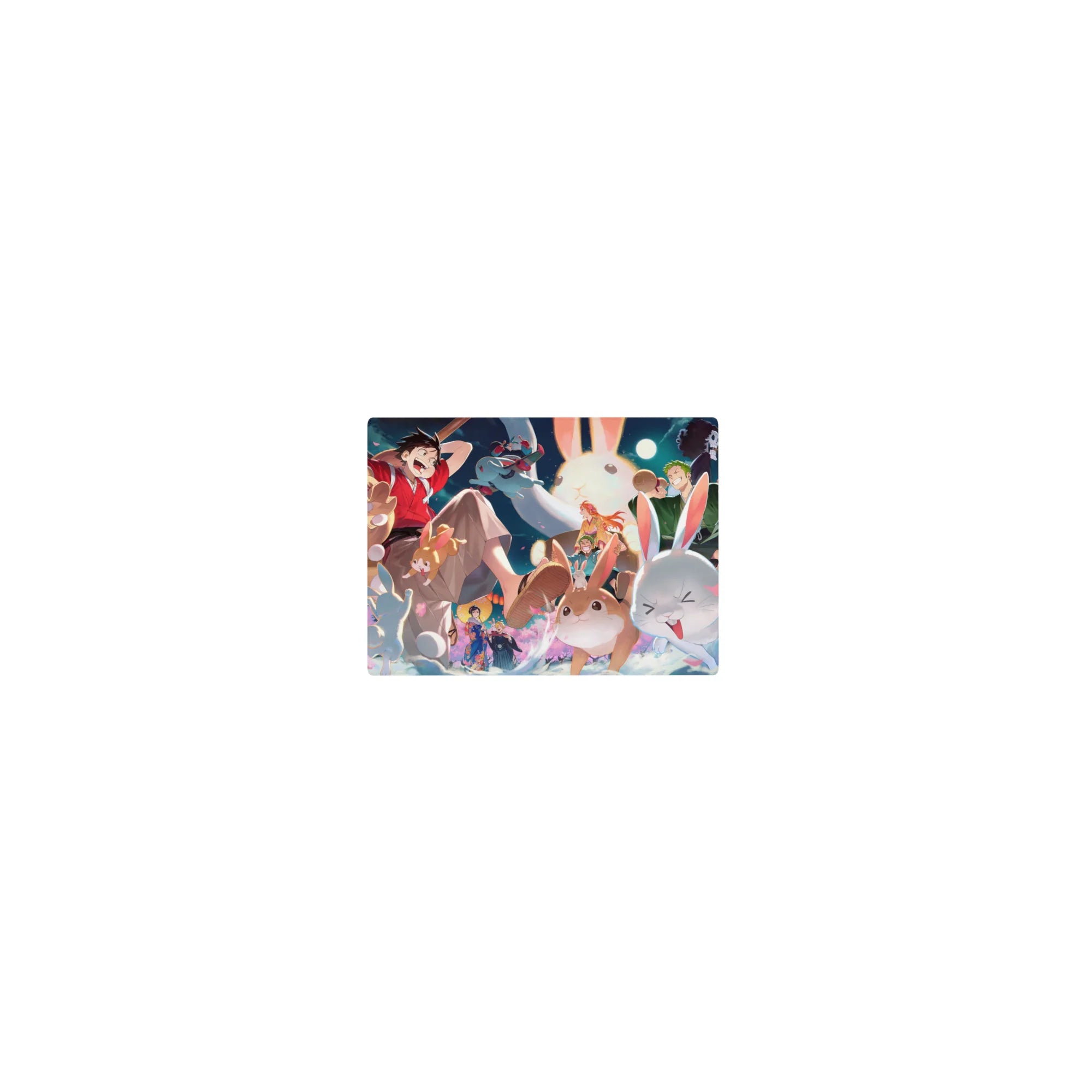 One Piece Deskmat | Mousepad | Deskpad - Bunny Festival Bash - AniChan