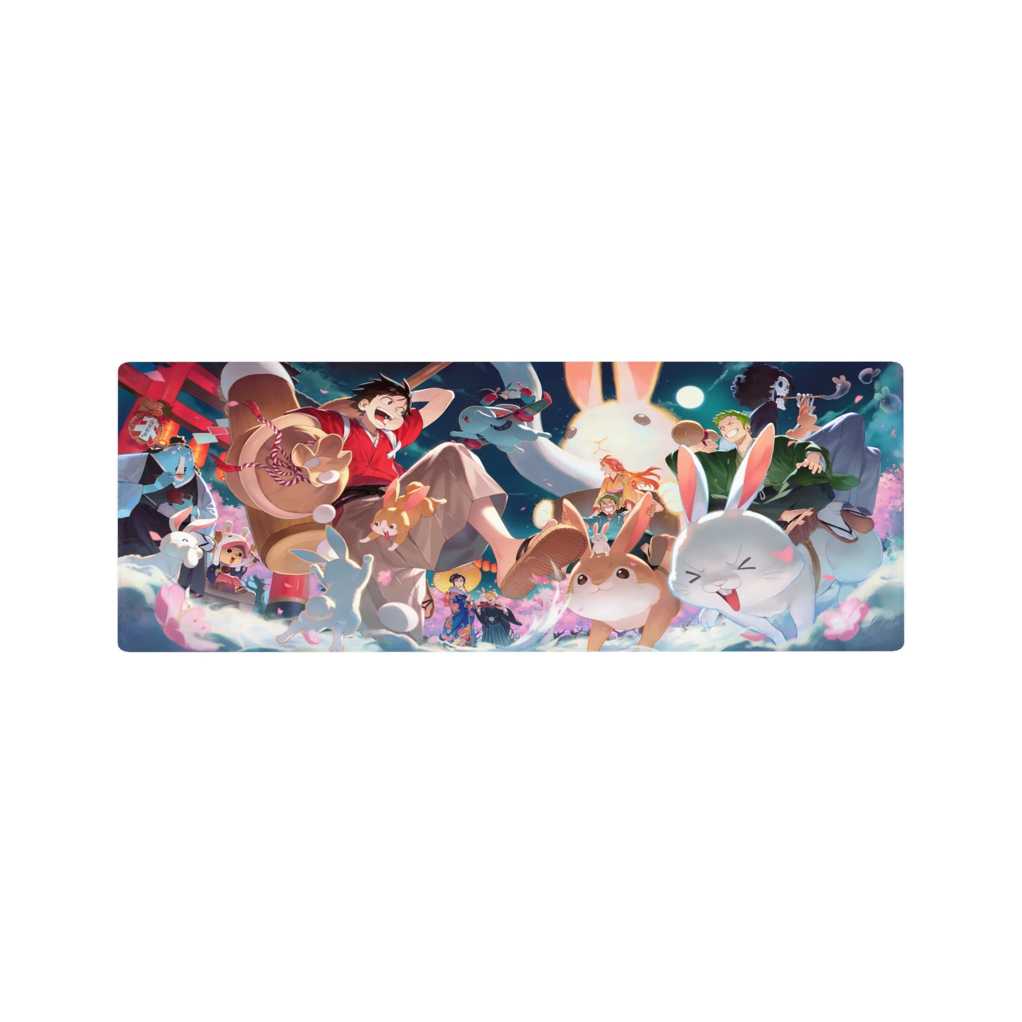 One Piece Deskmat | Mousepad | Deskpad - Bunny Festival Bash - AniChan