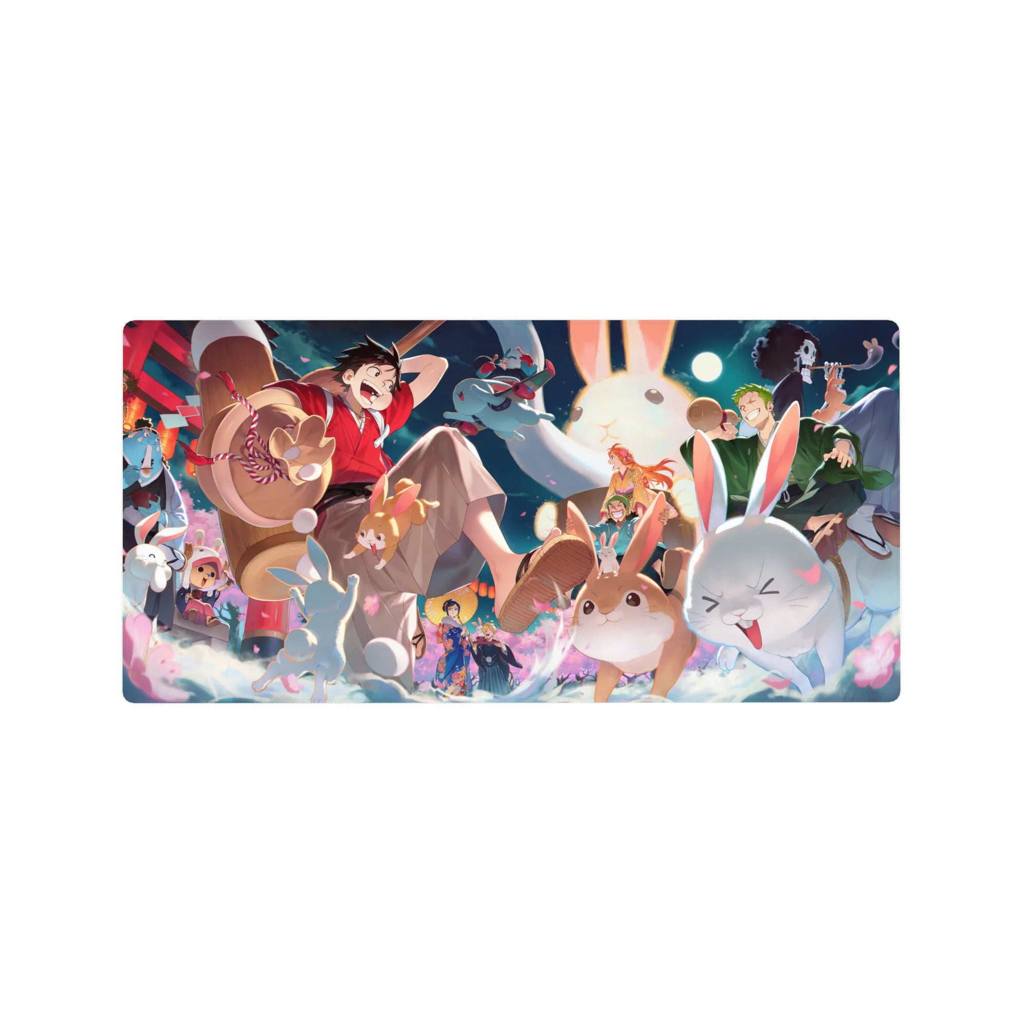 One Piece Deskmat | Mousepad | Deskpad - Bunny Festival Bash - AniChan