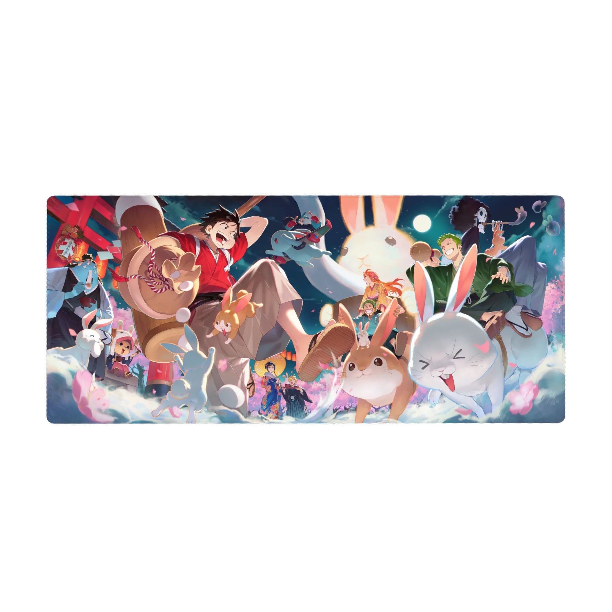 One Piece Deskmat | Mousepad | Deskpad - Bunny Festival Bash - AniChan