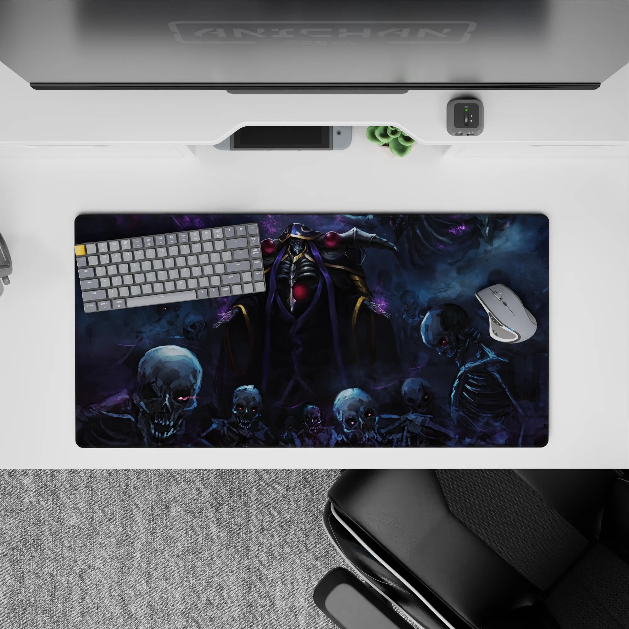 Overlord Deskmat | Mousepad | Deskpad - Ainz&#39;s Dark Legion - AniChan