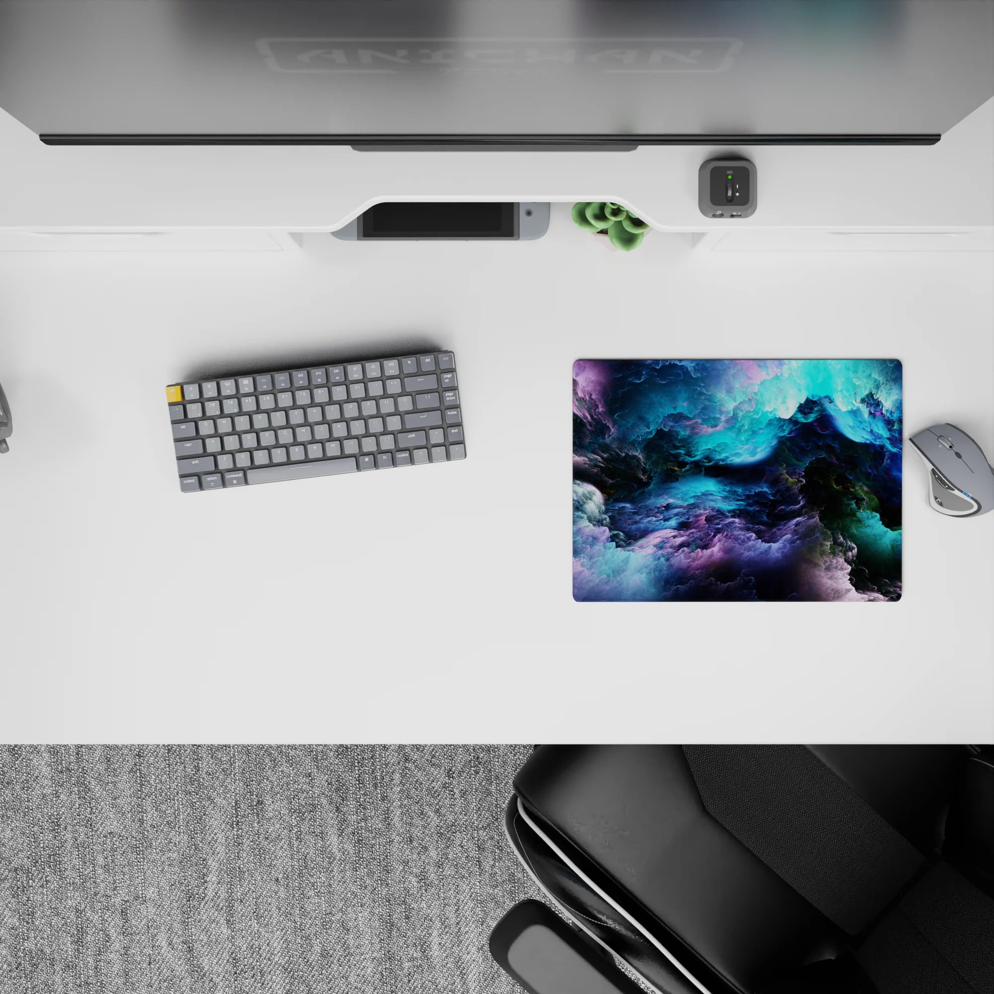 Abstract Deskmat | Mousepad | Deskpad - Celestial Nebula Dream - AniChan