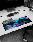 Abstract Deskmat | Mousepad | Deskpad - Celestial Nebula Dream - AniChan