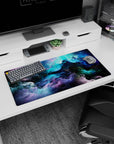 Abstract Deskmat | Mousepad | Deskpad - Celestial Nebula Dream - AniChan