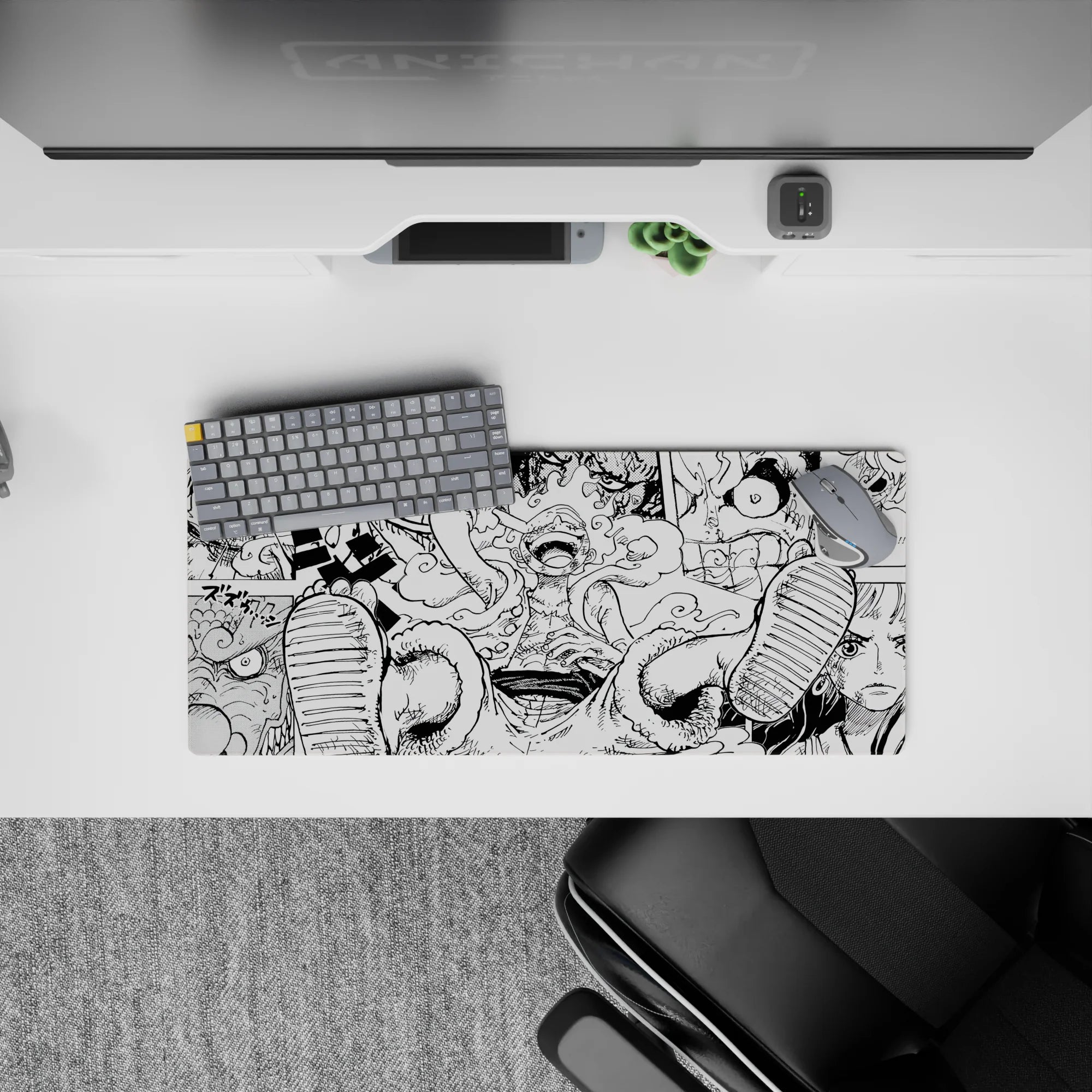 One Piece Deskmat | Mousepad | Deskpad - Gear 5 Manga Mayhem - AniChan