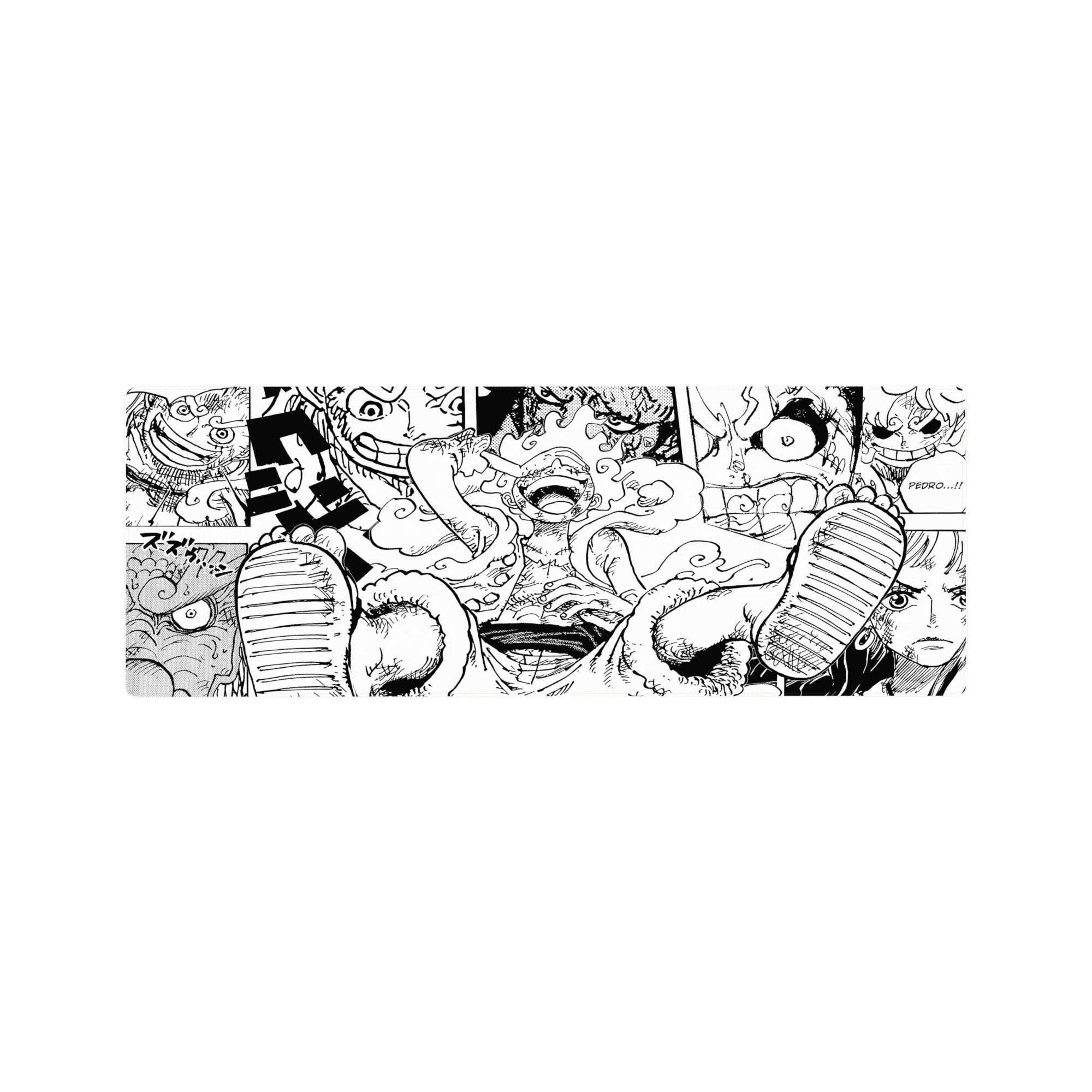 One Piece Deskmat | Mousepad | Deskpad - Gear 5 Manga Mayhem - AniChan