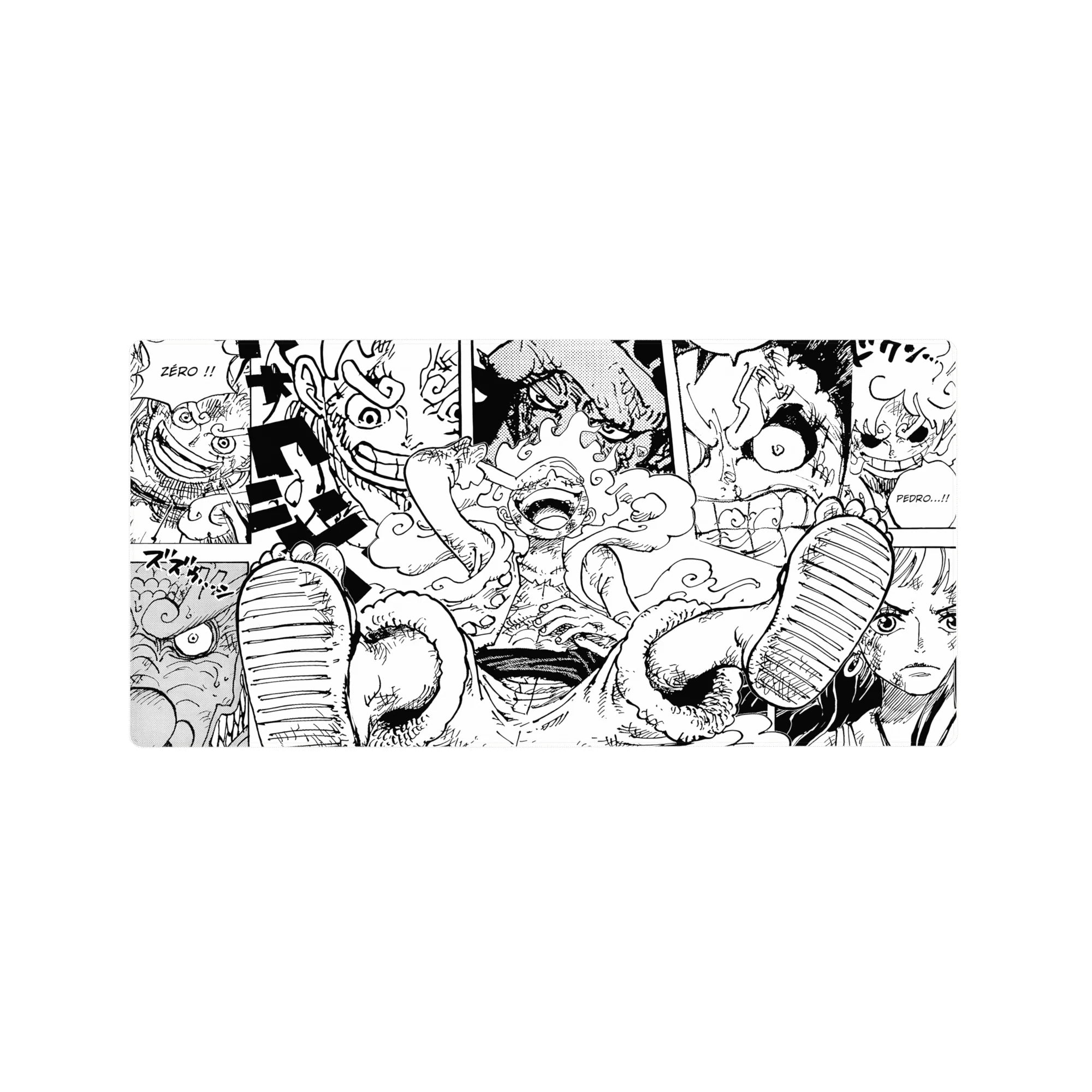 One Piece Deskmat | Mousepad | Deskpad - Gear 5 Manga Mayhem - AniChan