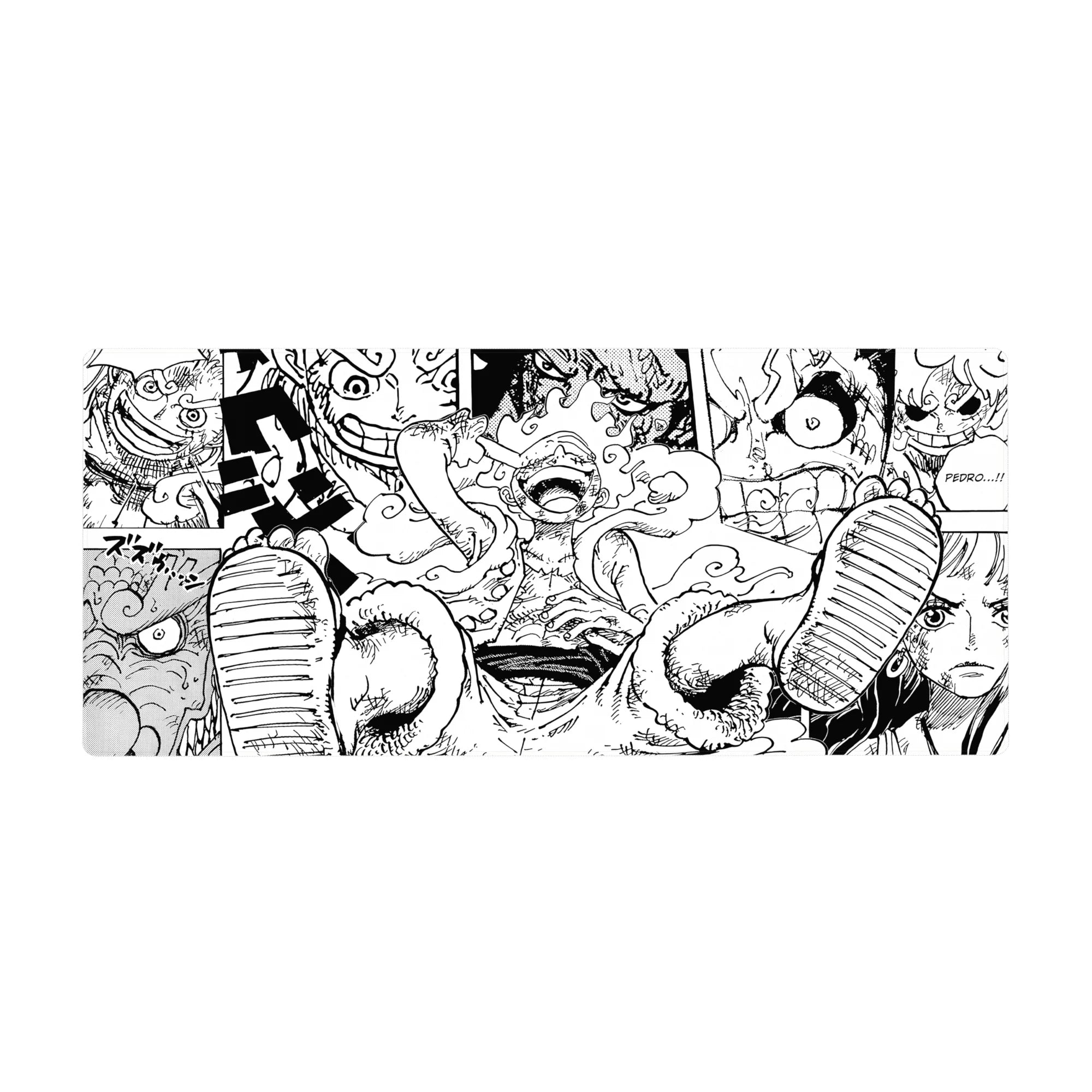 One Piece Deskmat | Mousepad | Deskpad - Gear 5 Manga Mayhem - AniChan