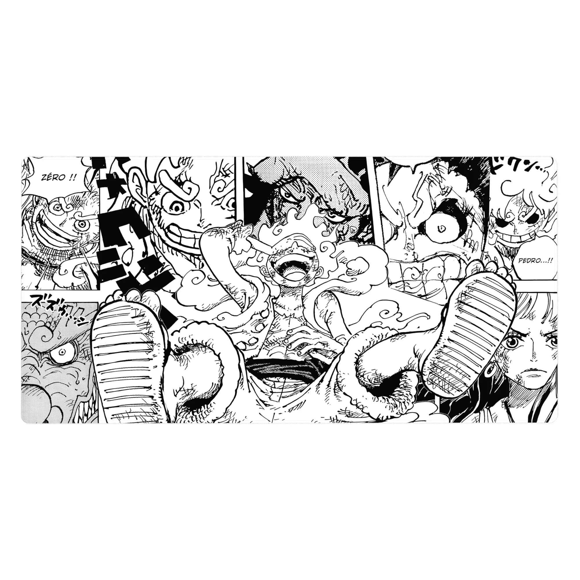 One Piece Deskmat | Mousepad | Deskpad - Gear 5 Manga Mayhem - AniChan