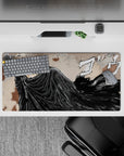 Berserk Deskmat | Mousepad | Deskpad - Guts' Relentless Fury - AniChan