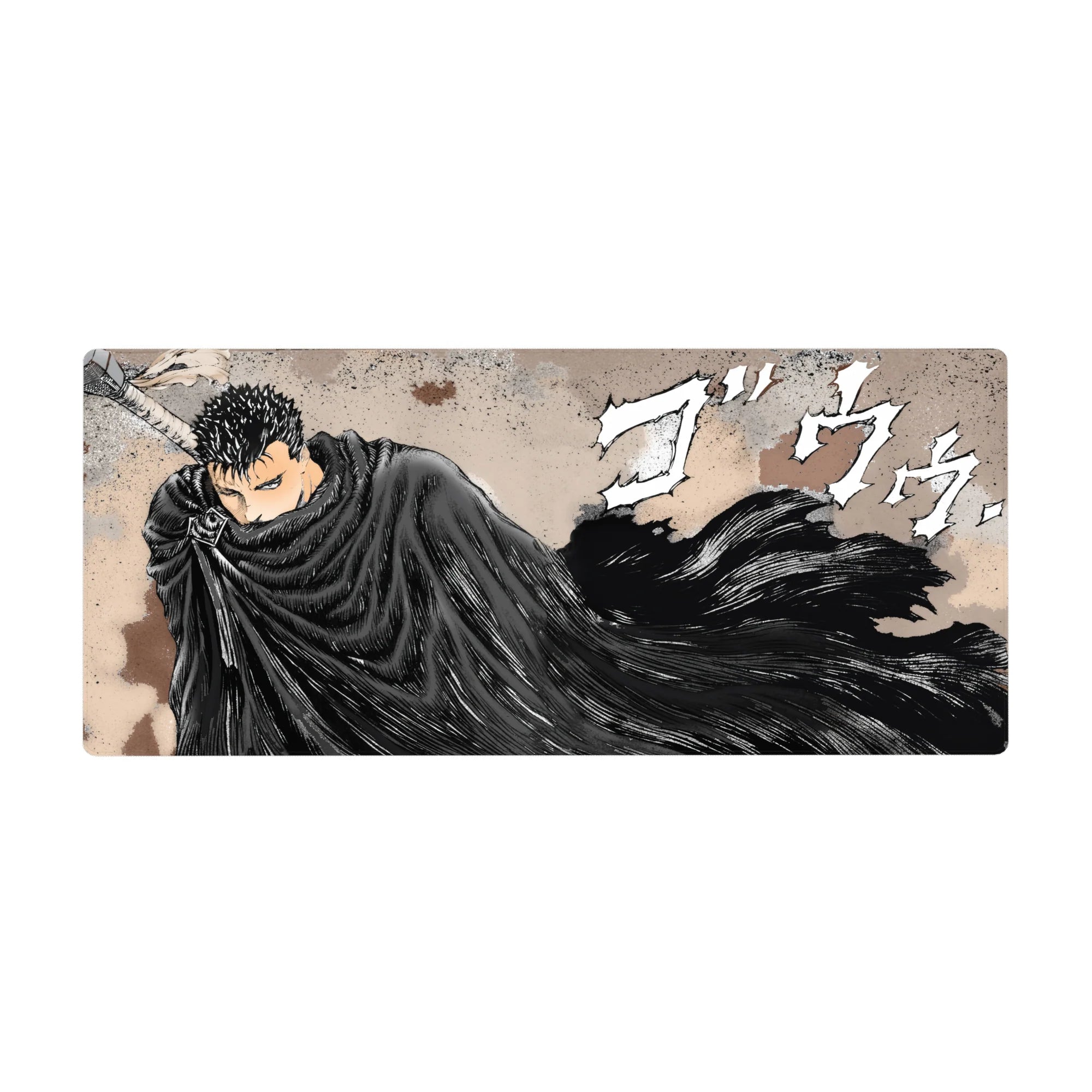 Berserk Deskmat | Mousepad | Deskpad - Guts' Relentless Fury - AniChan