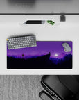 Vector Landscapes Deskmat | Mousepad | Deskpad - Moonlit Journey