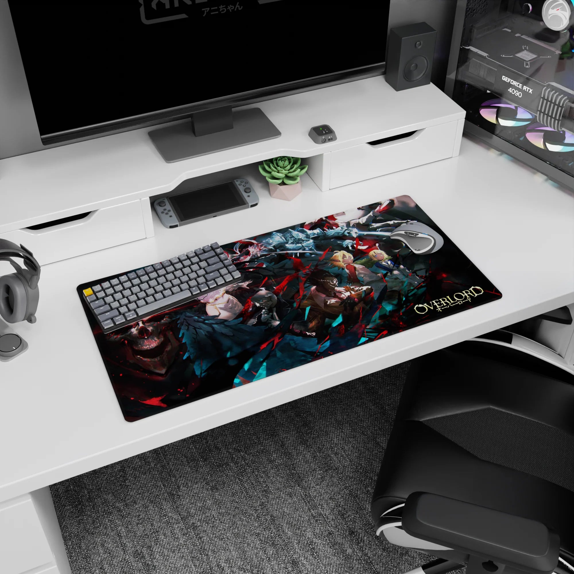 Overlord Deskmat | Mousepad | Deskpad - Overlord Chaos Unleashed - AniChan