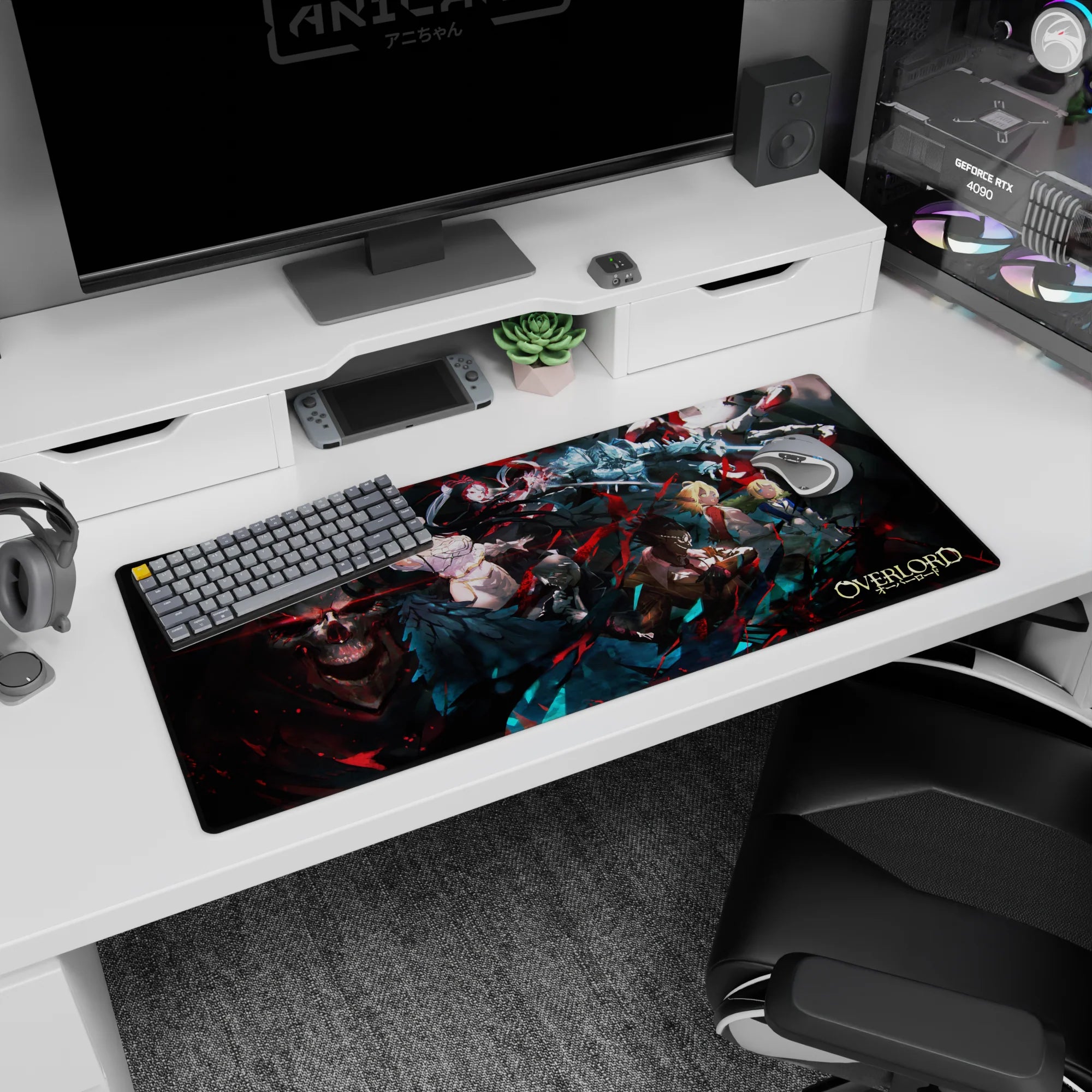 Overlord Deskmat | Mousepad | Deskpad - Overlord Chaos Unleashed - AniChan