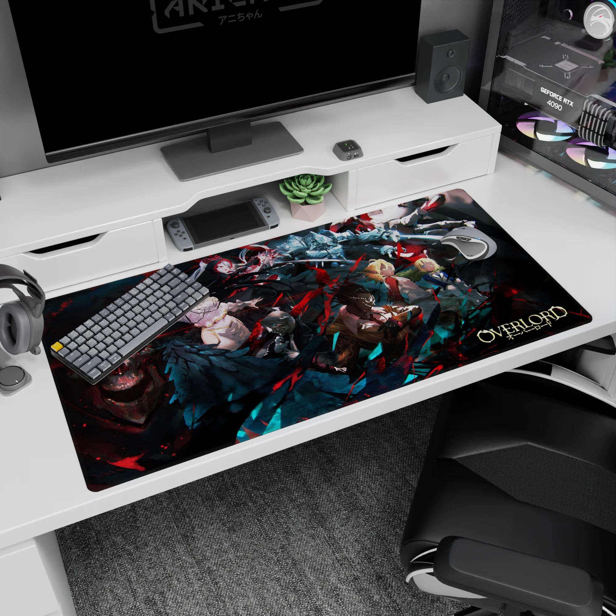 Overlord Deskmat | Mousepad | Deskpad - Overlord Chaos Unleashed - AniChan