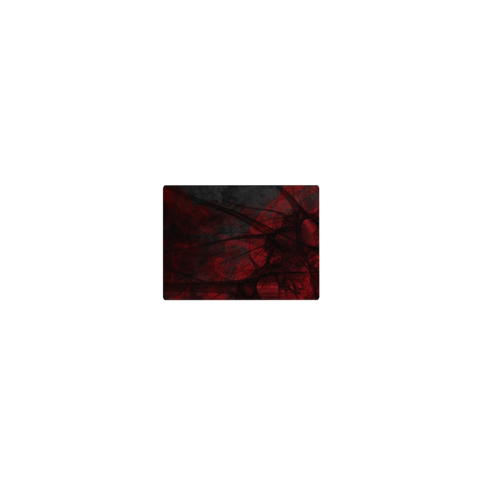 Abstract Deskmat | Mousepad | Deskpad - Crimson Veil Abstract - AniChan