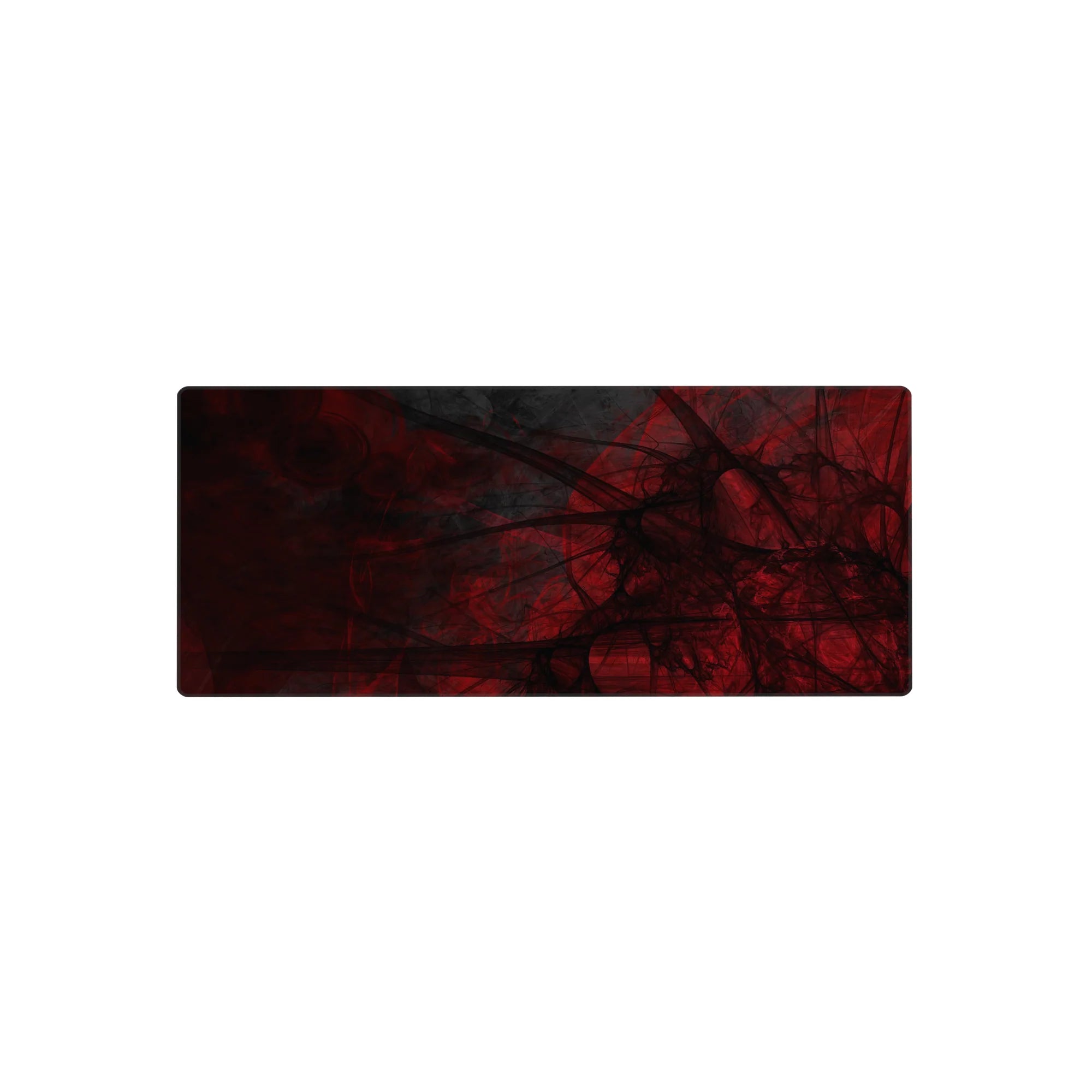 Abstract Deskmat | Mousepad | Deskpad - Crimson Veil Abstract - AniChan