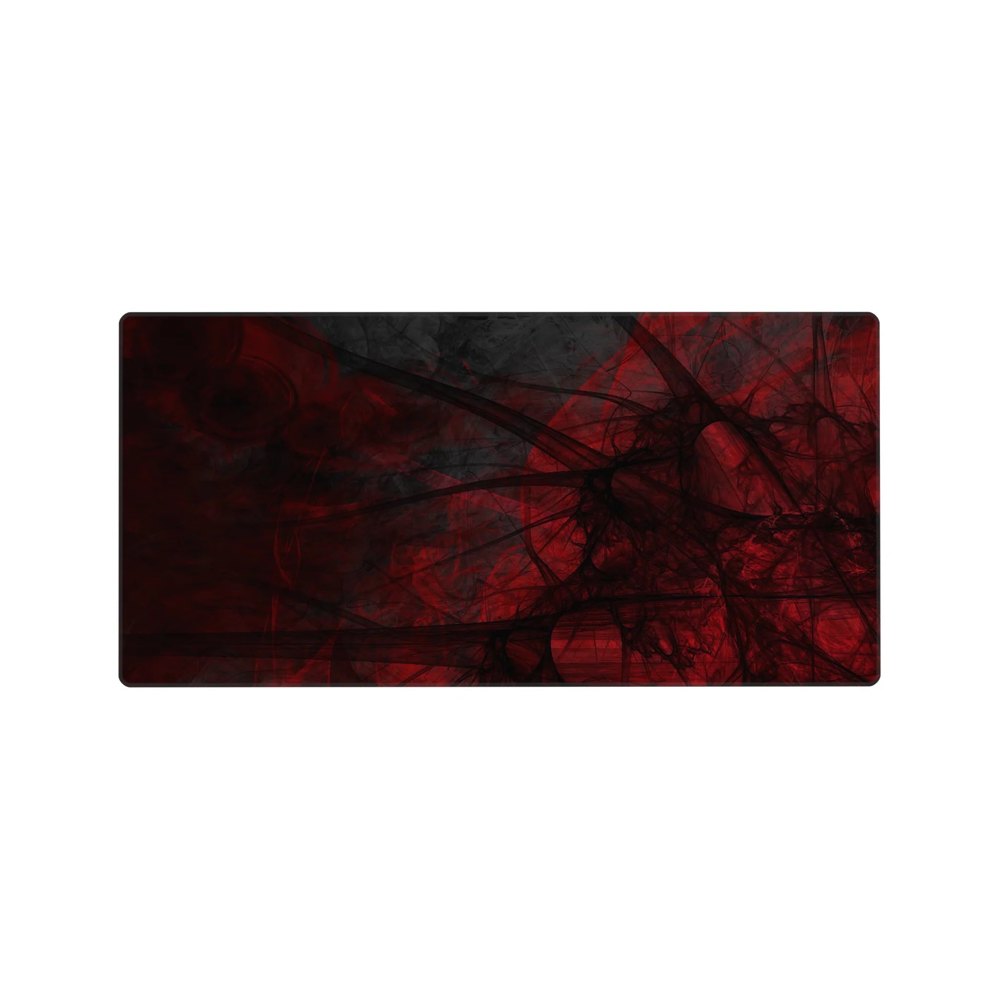 Abstract Deskmat | Mousepad | Deskpad - Crimson Veil Abstract - AniChan