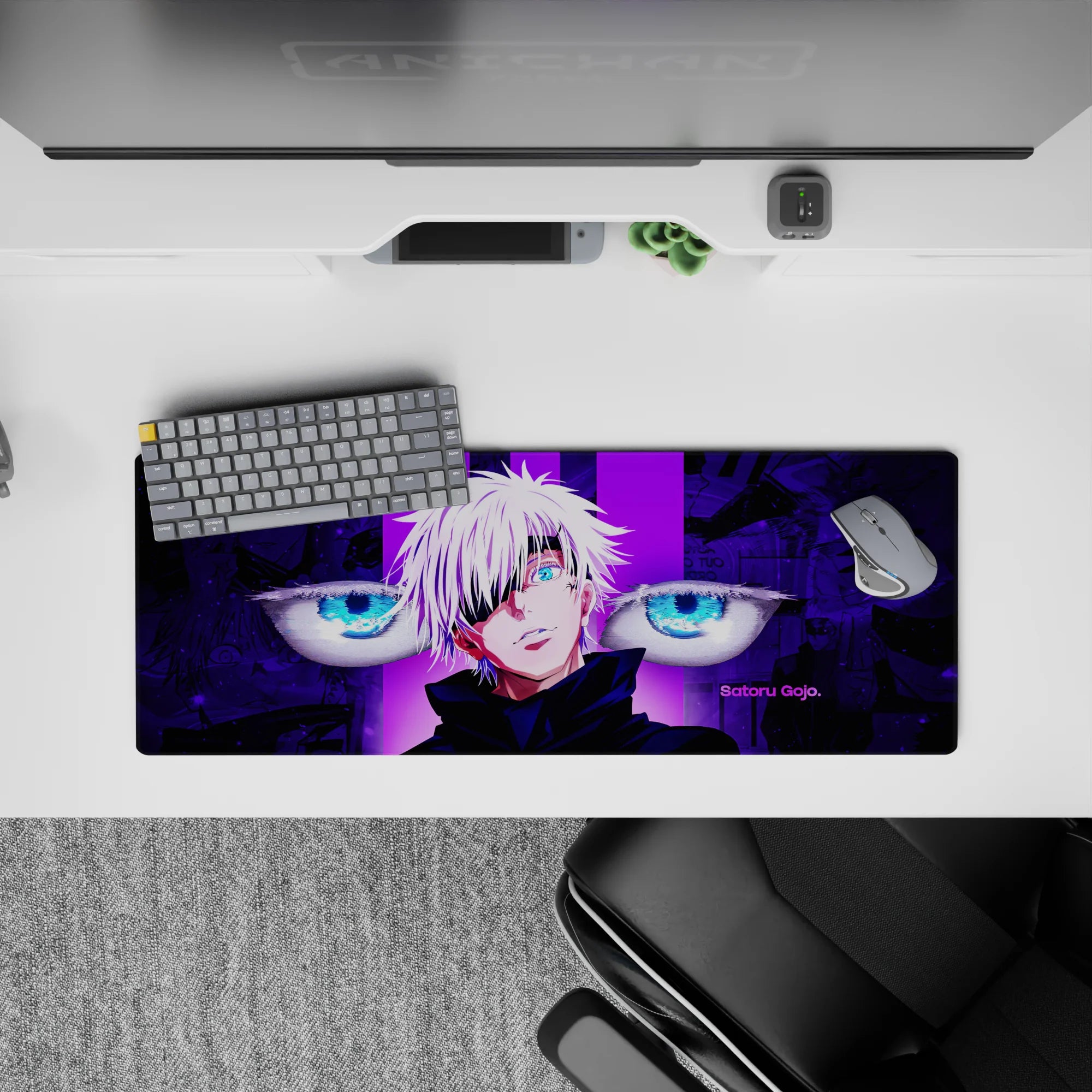 Jujutsu Kaisen Deskmat | Mousepad | Deskpad - Limitless Vision - AniChan