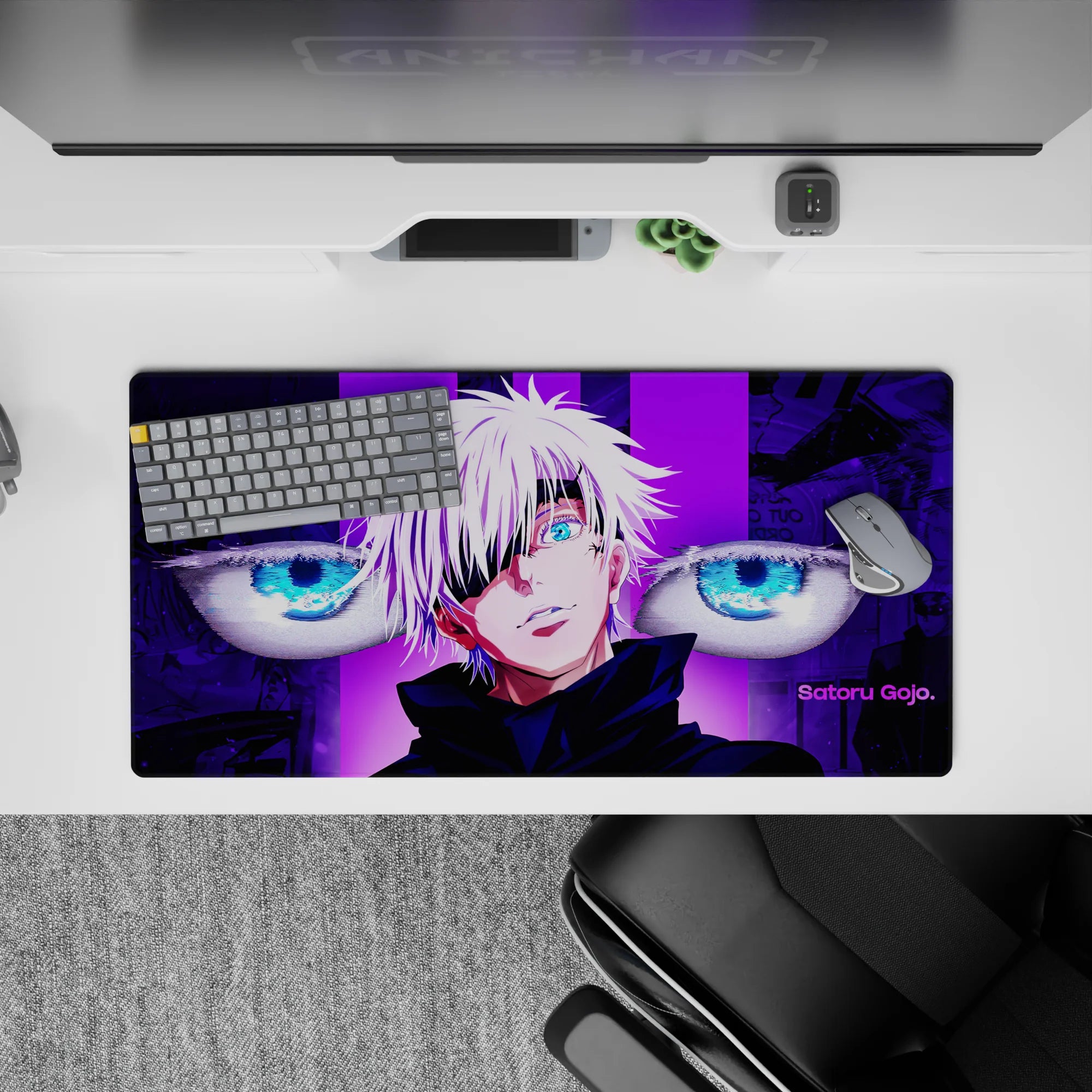 Jujutsu Kaisen Deskmat | Mousepad | Deskpad - Limitless Vision - AniChan