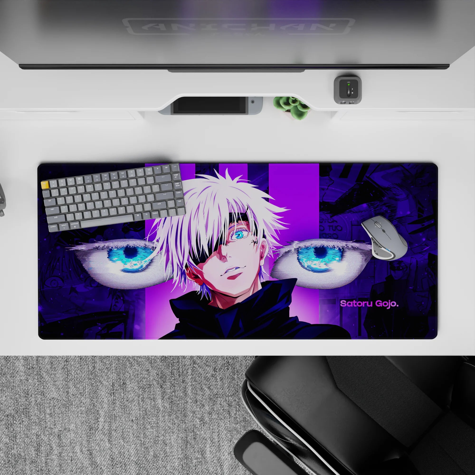 Jujutsu Kaisen Deskmat | Mousepad | Deskpad - Limitless Vision - AniChan