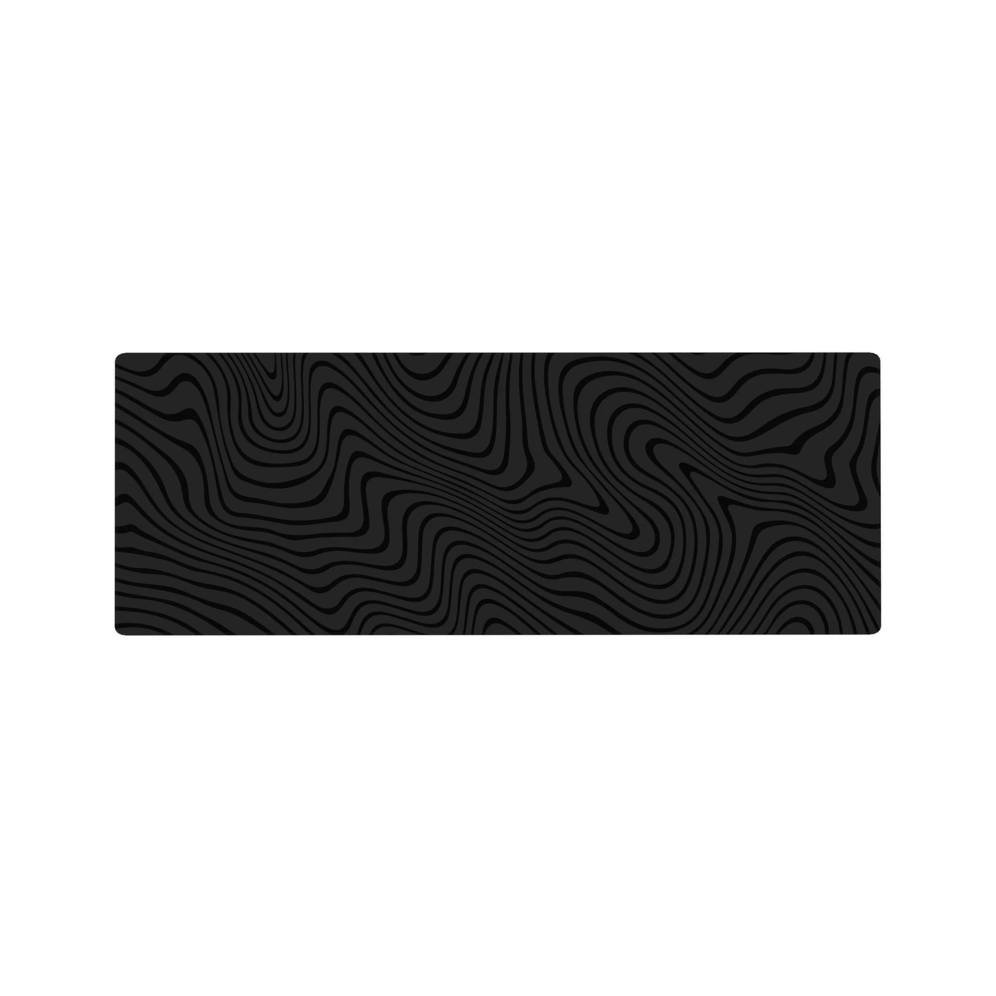 Liquid Abstract Deskmat | Mousepad | Deskpad - Noir Waves - AniChan