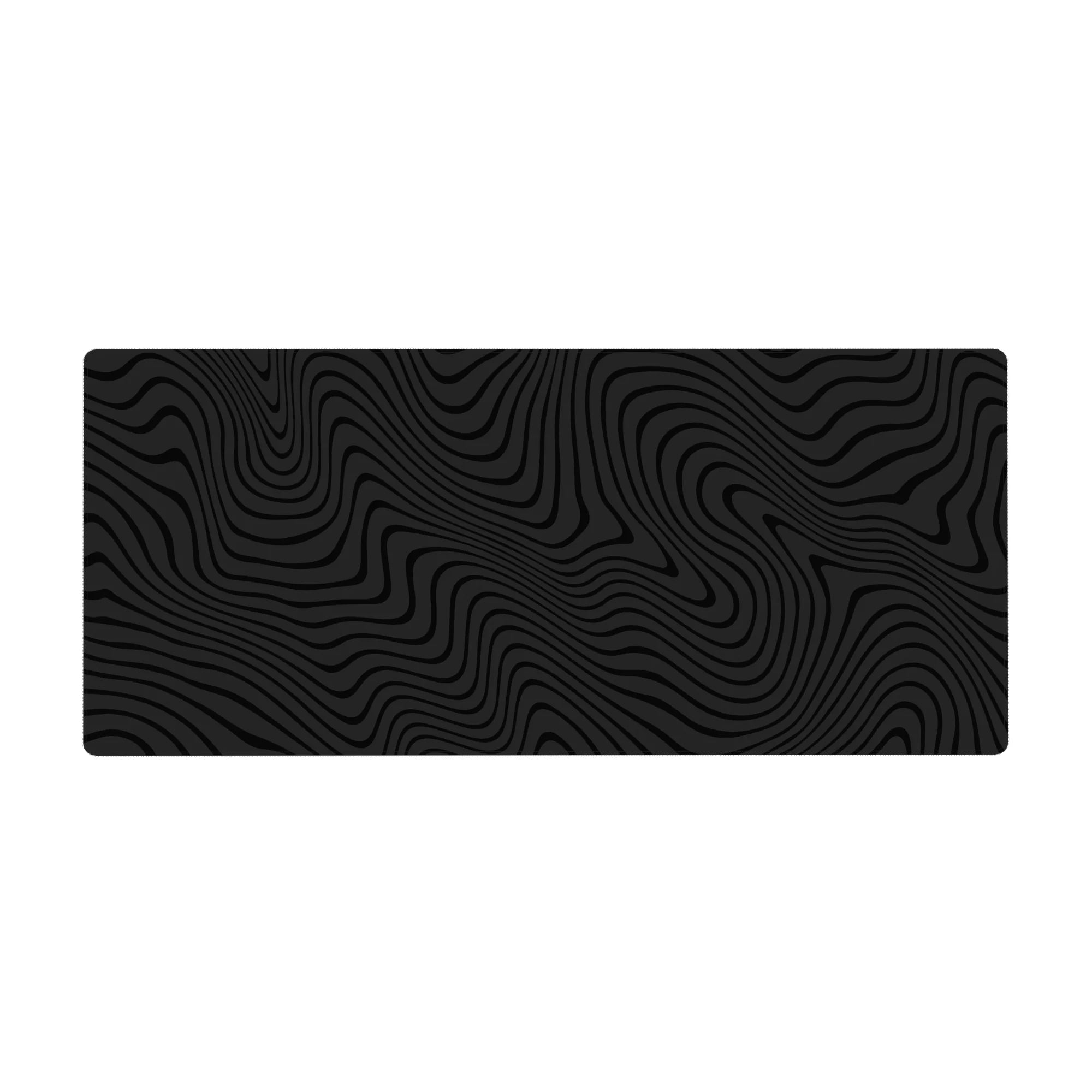 Liquid Abstract Deskmat | Mousepad | Deskpad - Noir Waves - AniChan