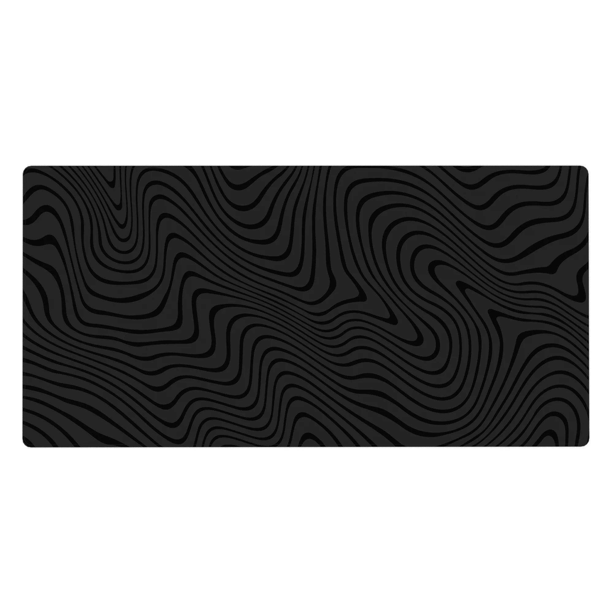 Liquid Abstract Deskmat | Mousepad | Deskpad - Noir Waves - AniChan