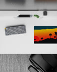 Vector Landscapes Deskmat | Mousepad | Deskpad - Sunset Serenity