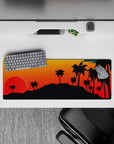 Vector Landscapes Deskmat | Mousepad | Deskpad - Sunset Serenity