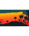 Vector Landscapes Deskmat | Mousepad | Deskpad - Sunset Serenity